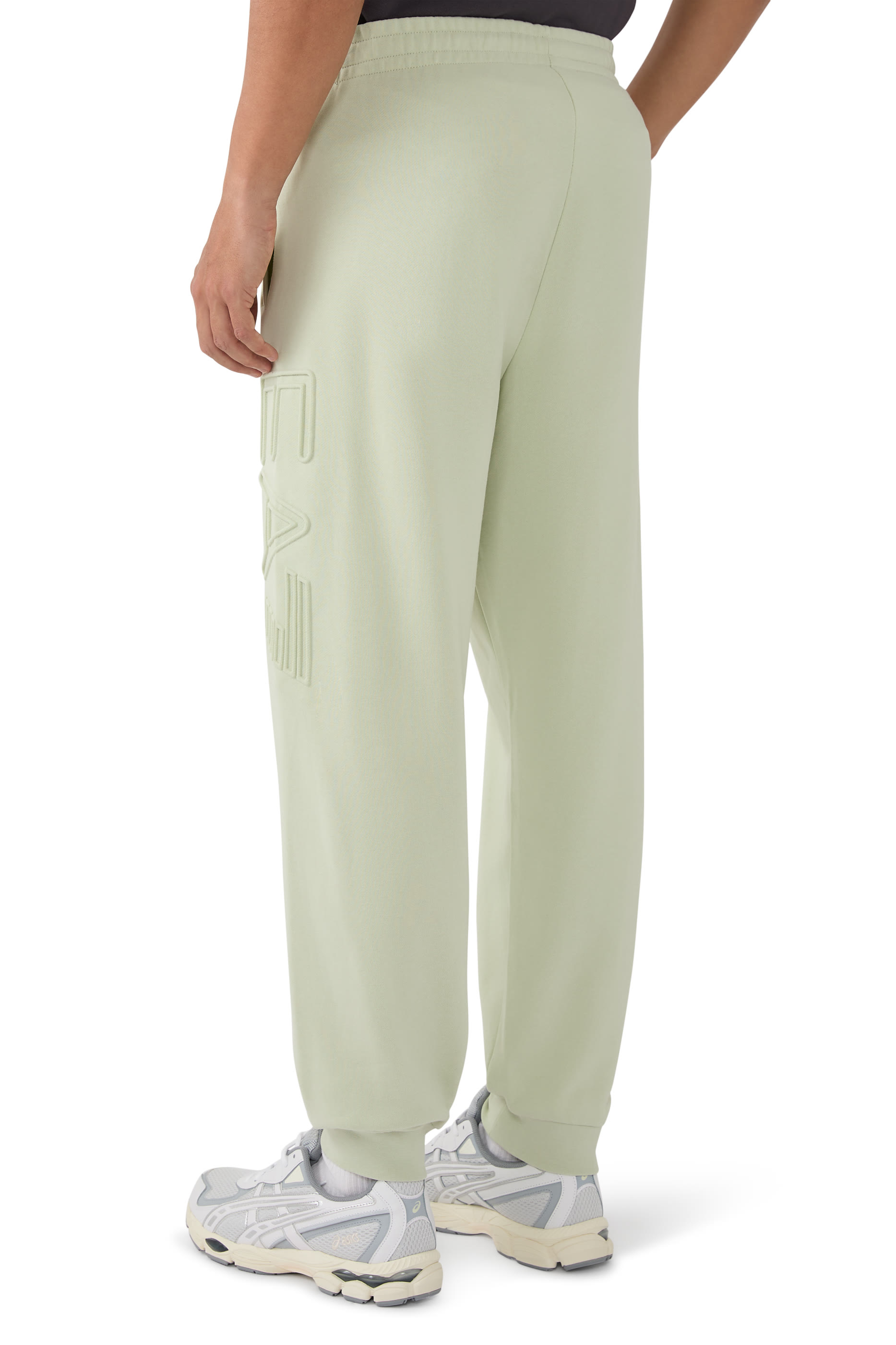 بنطال رياضي بشعار الماركة قطن عضوي