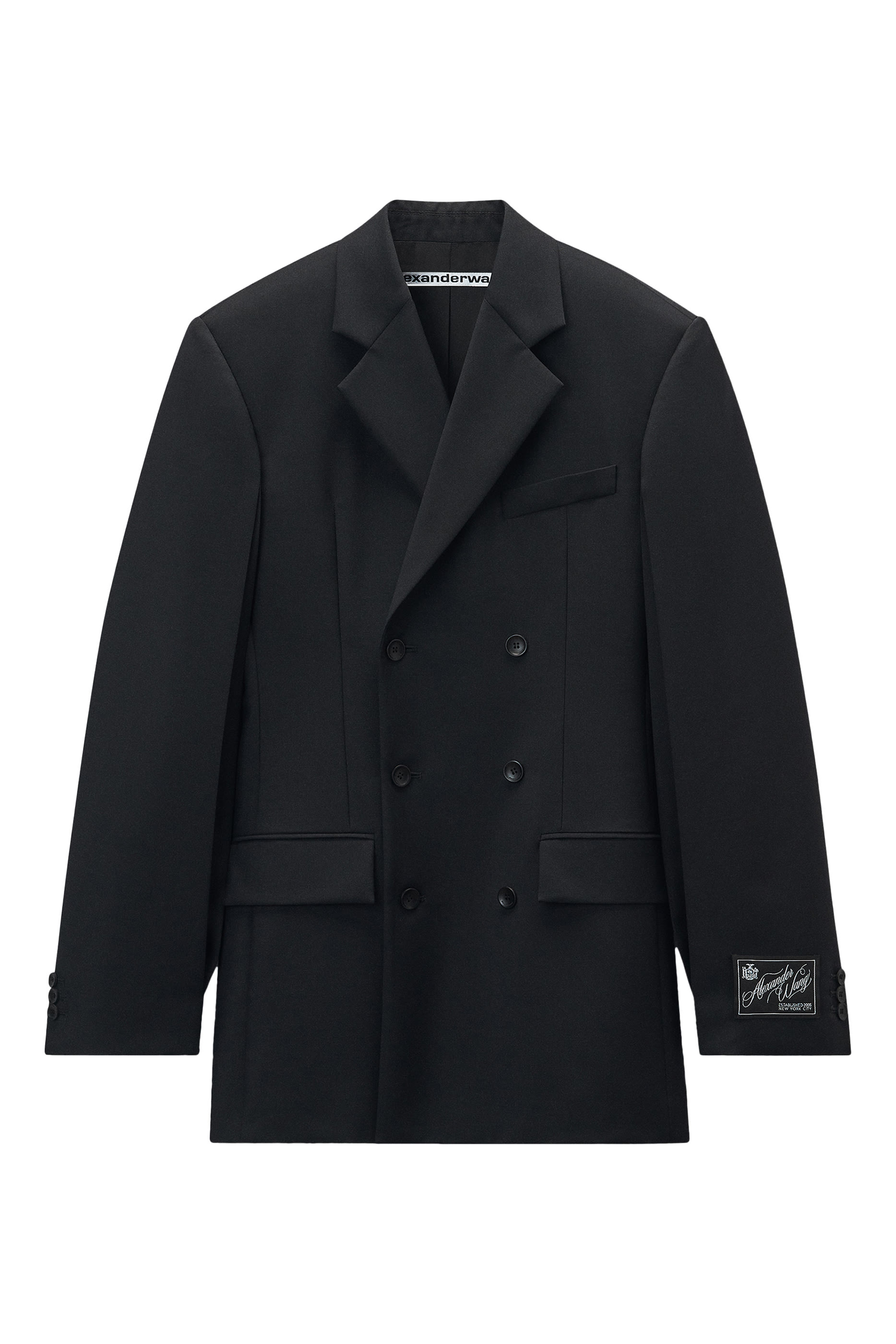 فستان بنمط بليزر بصفي أزرار