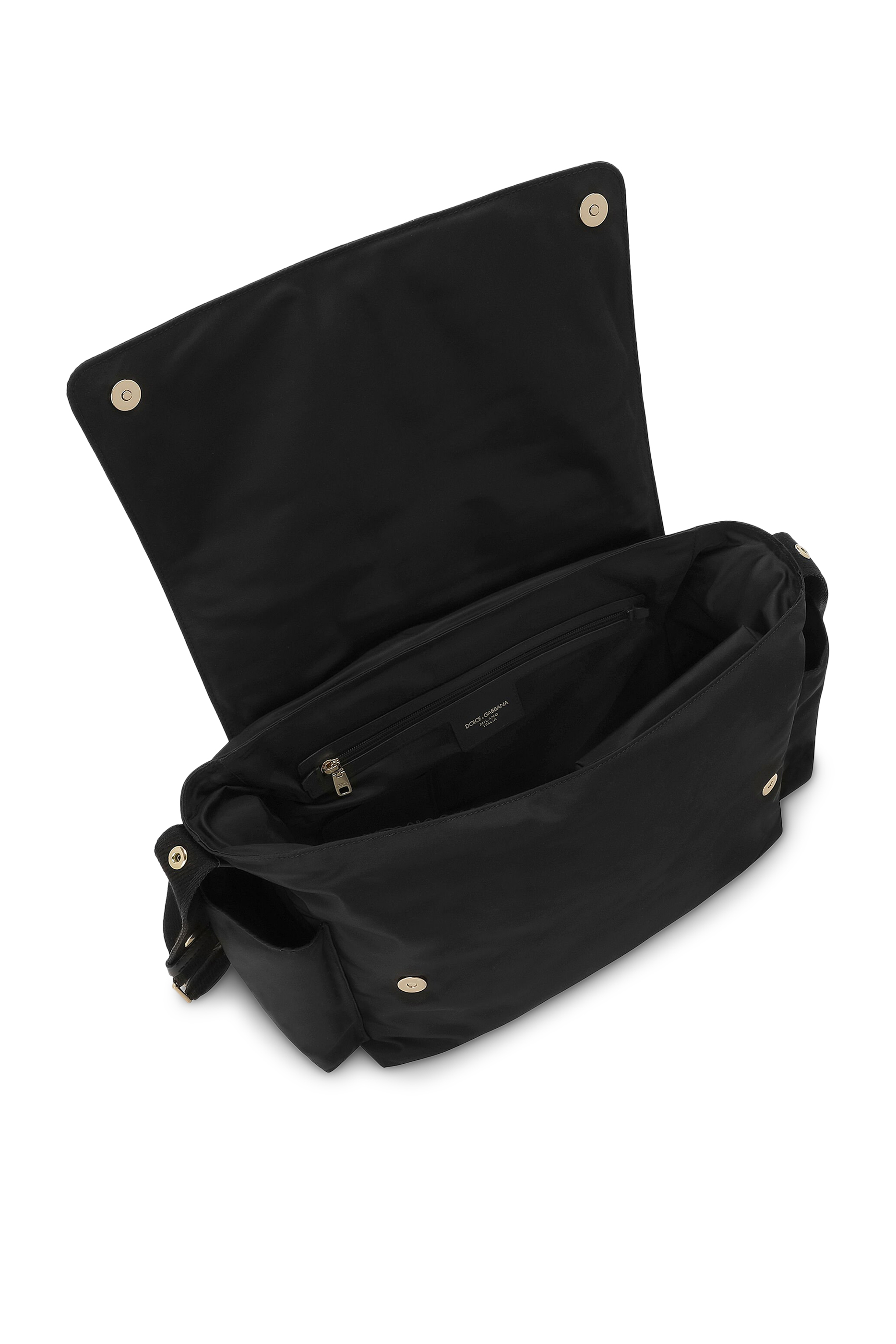 حقيبة مستلزمات أطفال نايلون مع مفرش تغيير الحفاضات