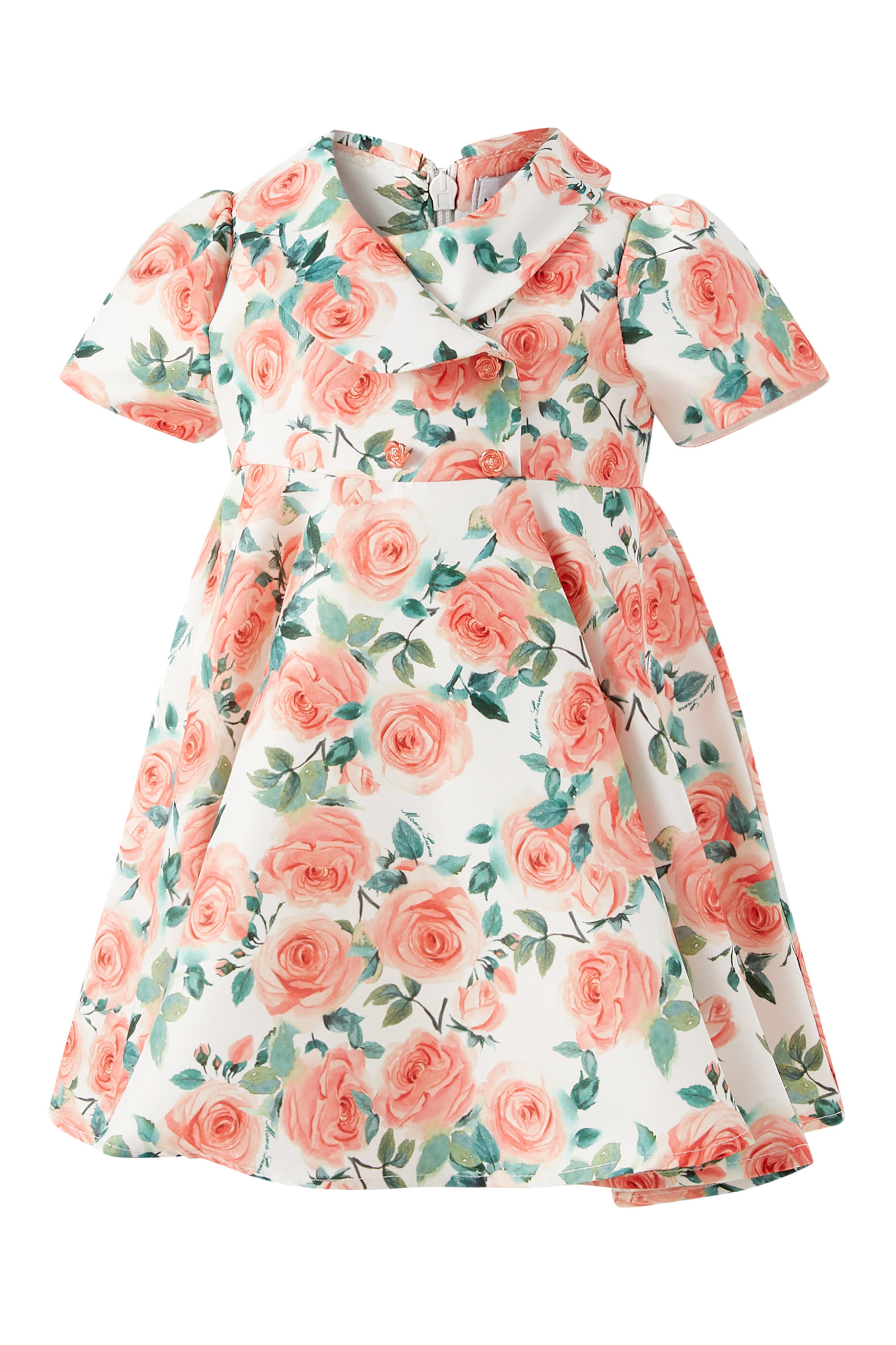 فستان بنقشة زهور للأطفال