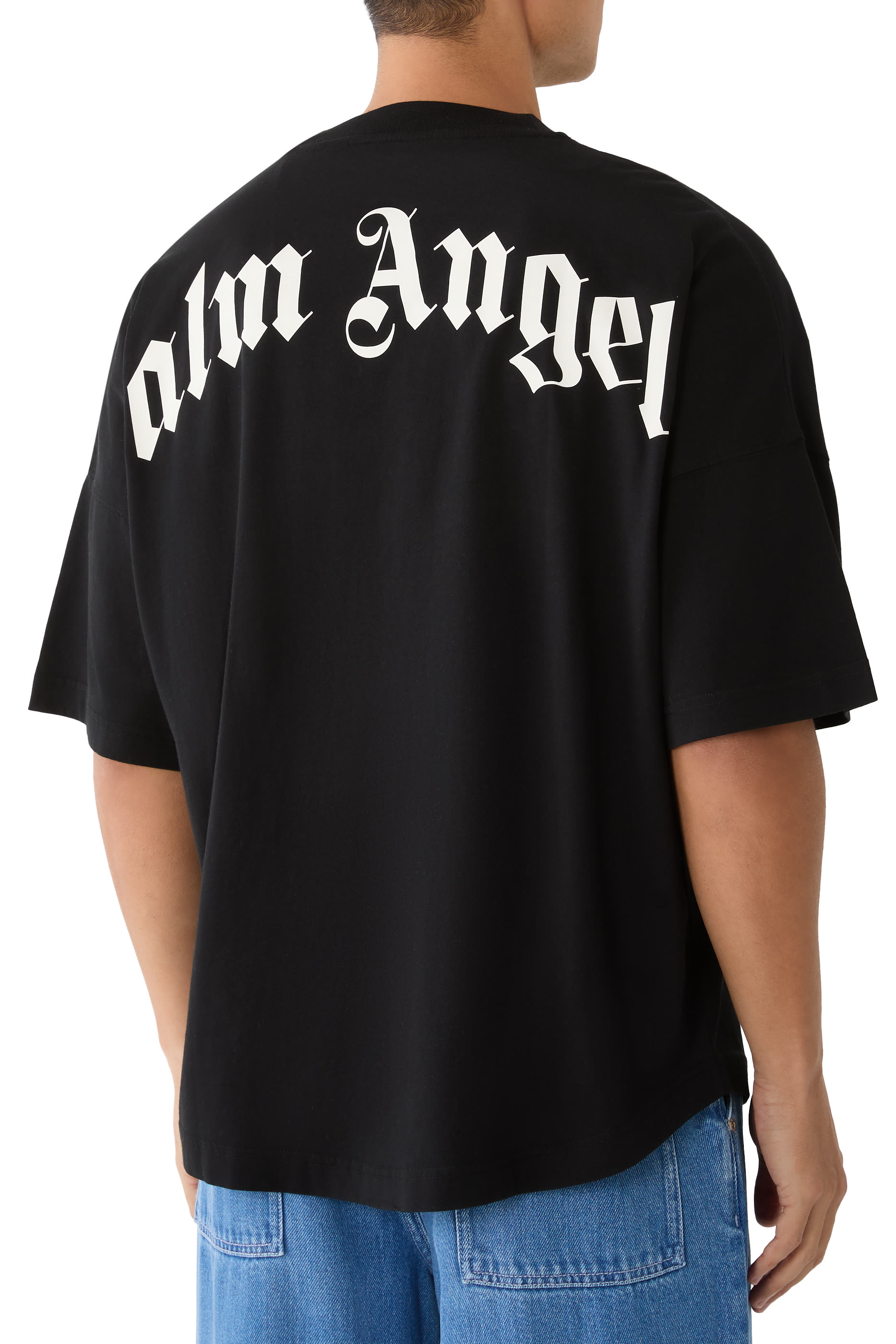 تيشيرت كلاسيكي بشعار الماركة بالكامل