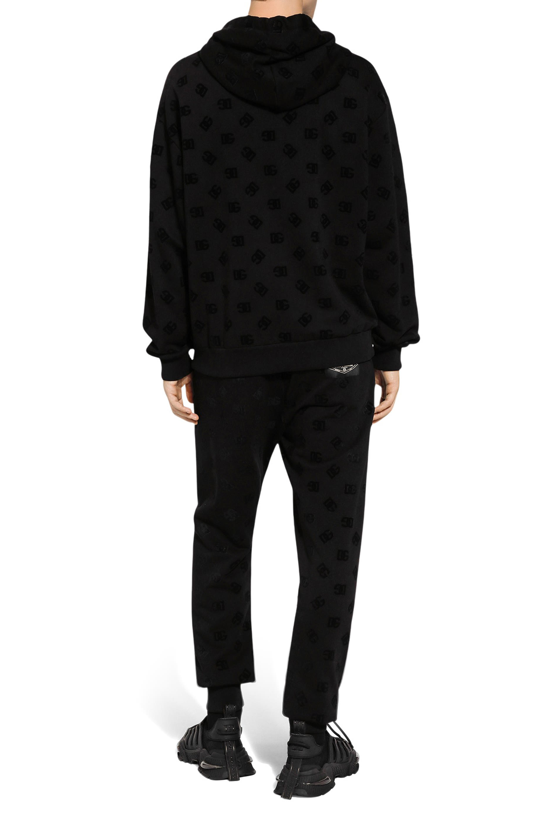 هودي بسحاب ونقشة شعار الماركة بالكامل