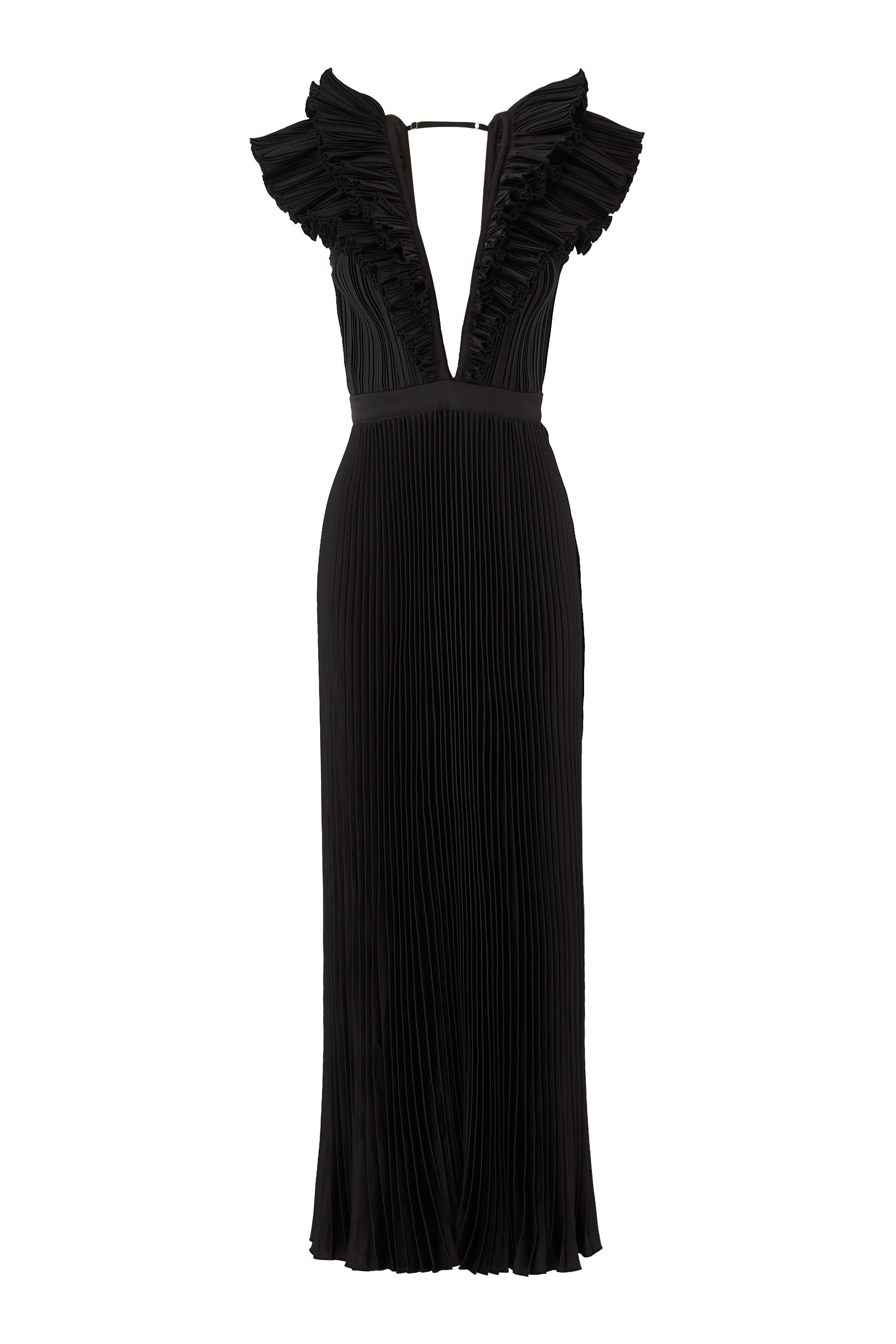 فستان سهرة تويلري بفتحة