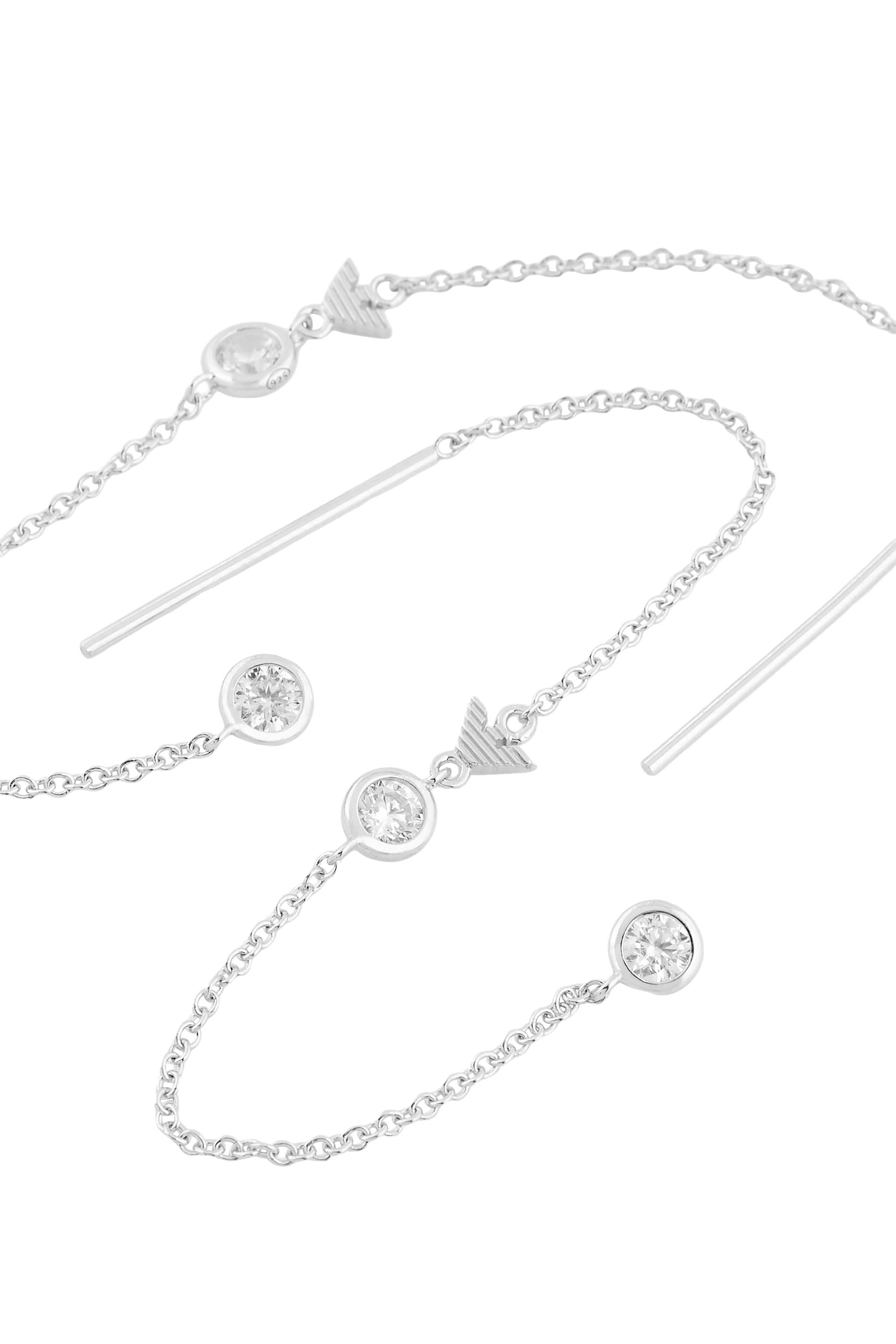 أقراط متدلية فضة إسترلينية