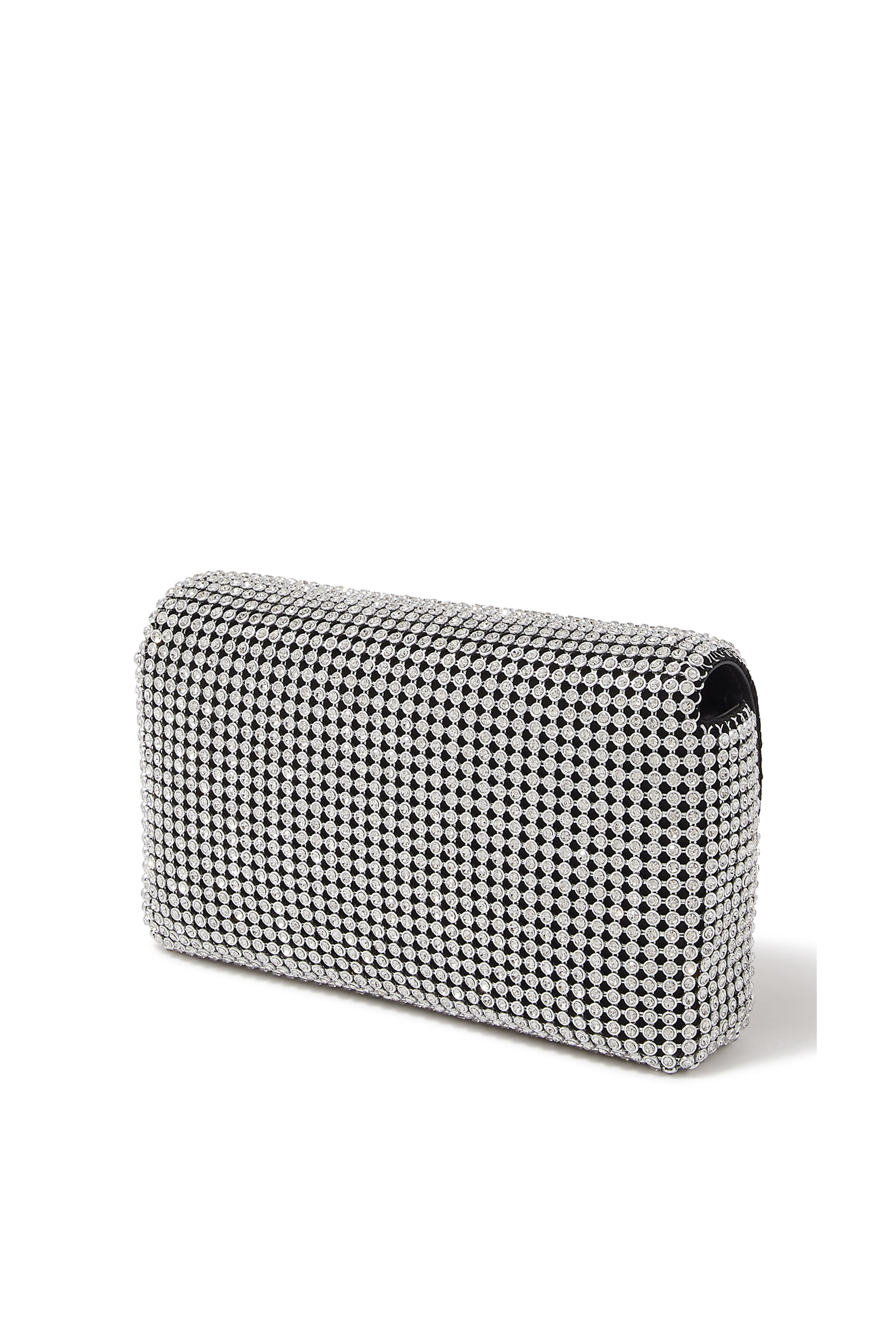 حقيبة كتف صغيرة مرصعة بأحجار الراين