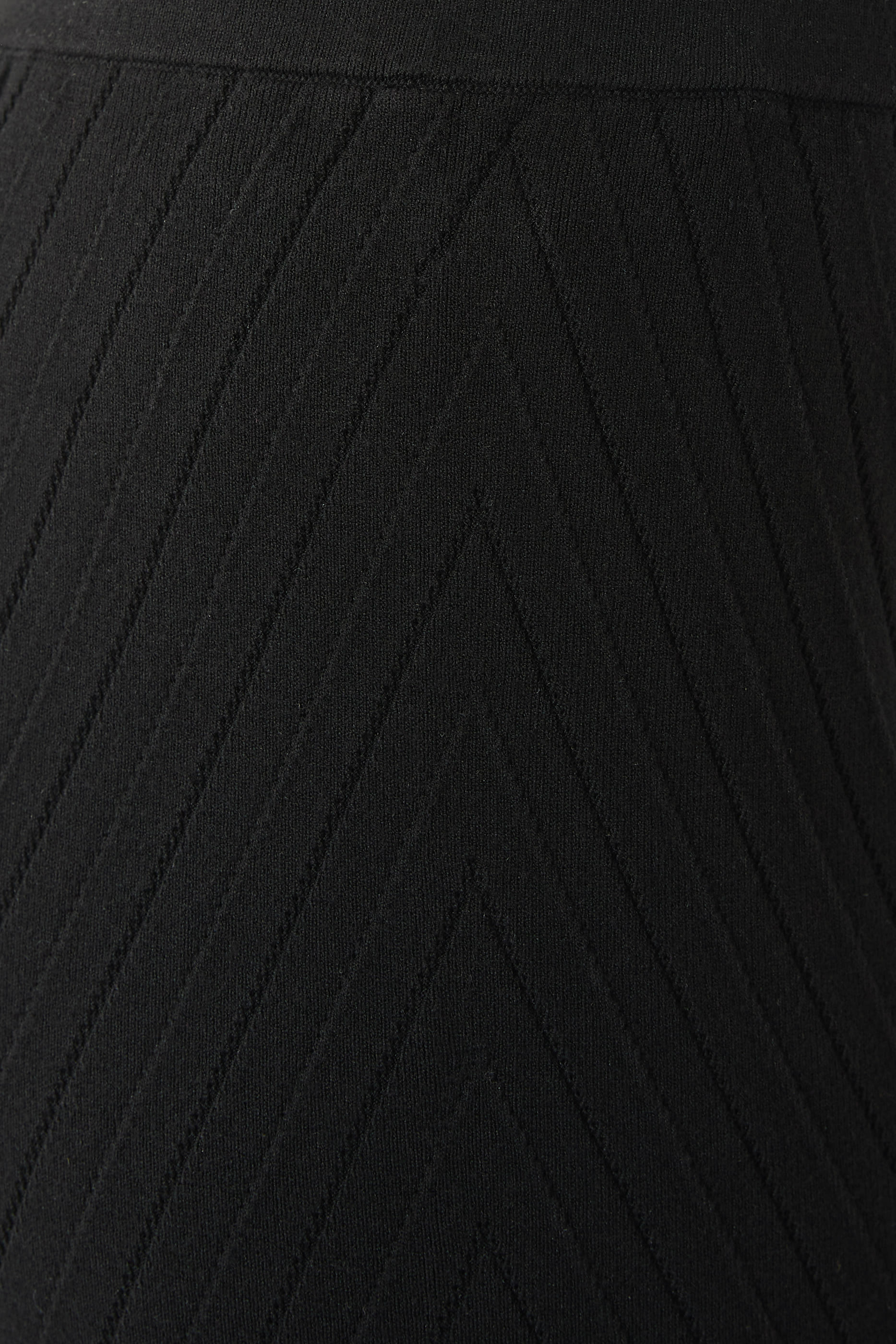 Embossed Motif Viscose-Blend Trousers