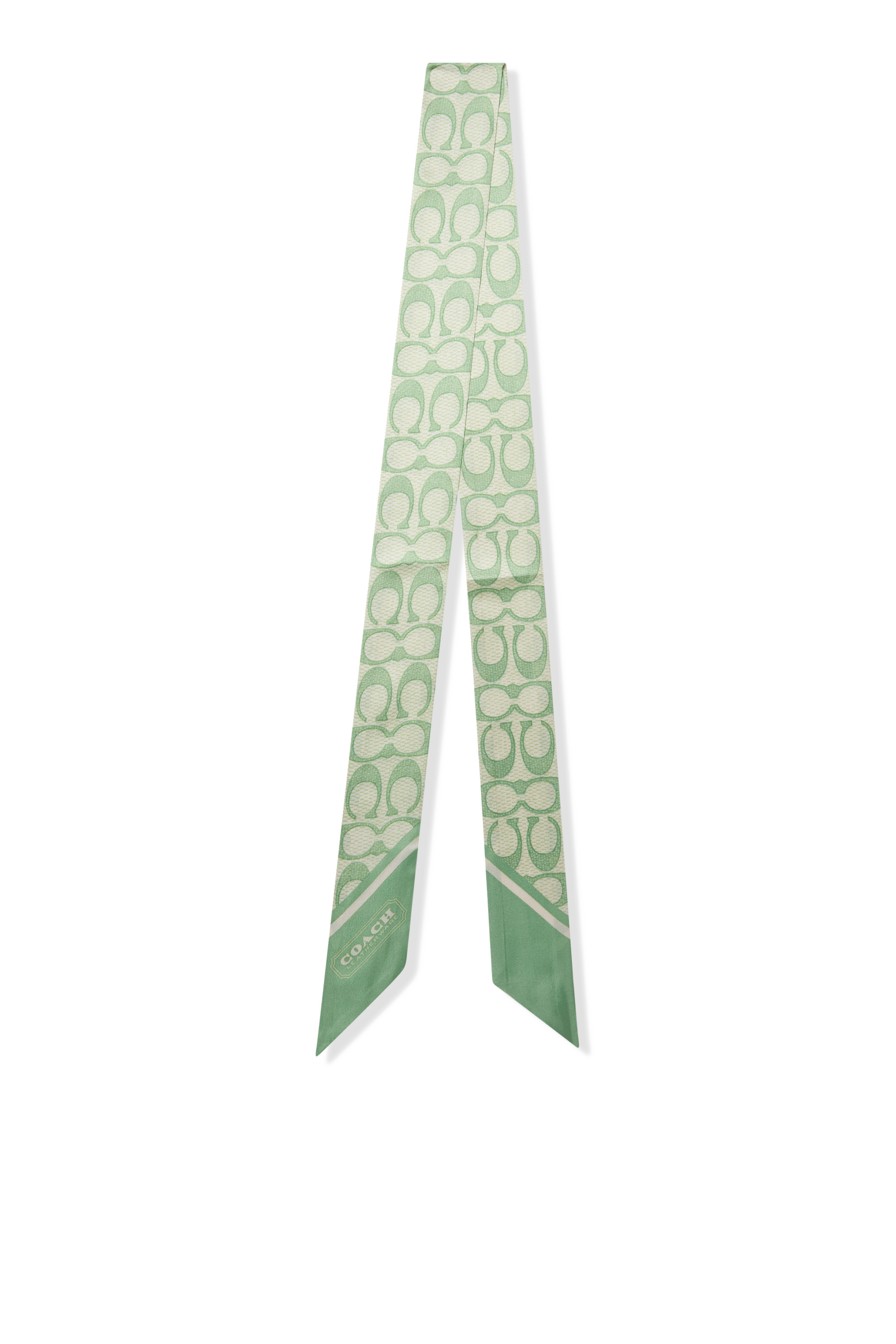 وشاح كلاسيكي بطبعات شعار الماركة حرير