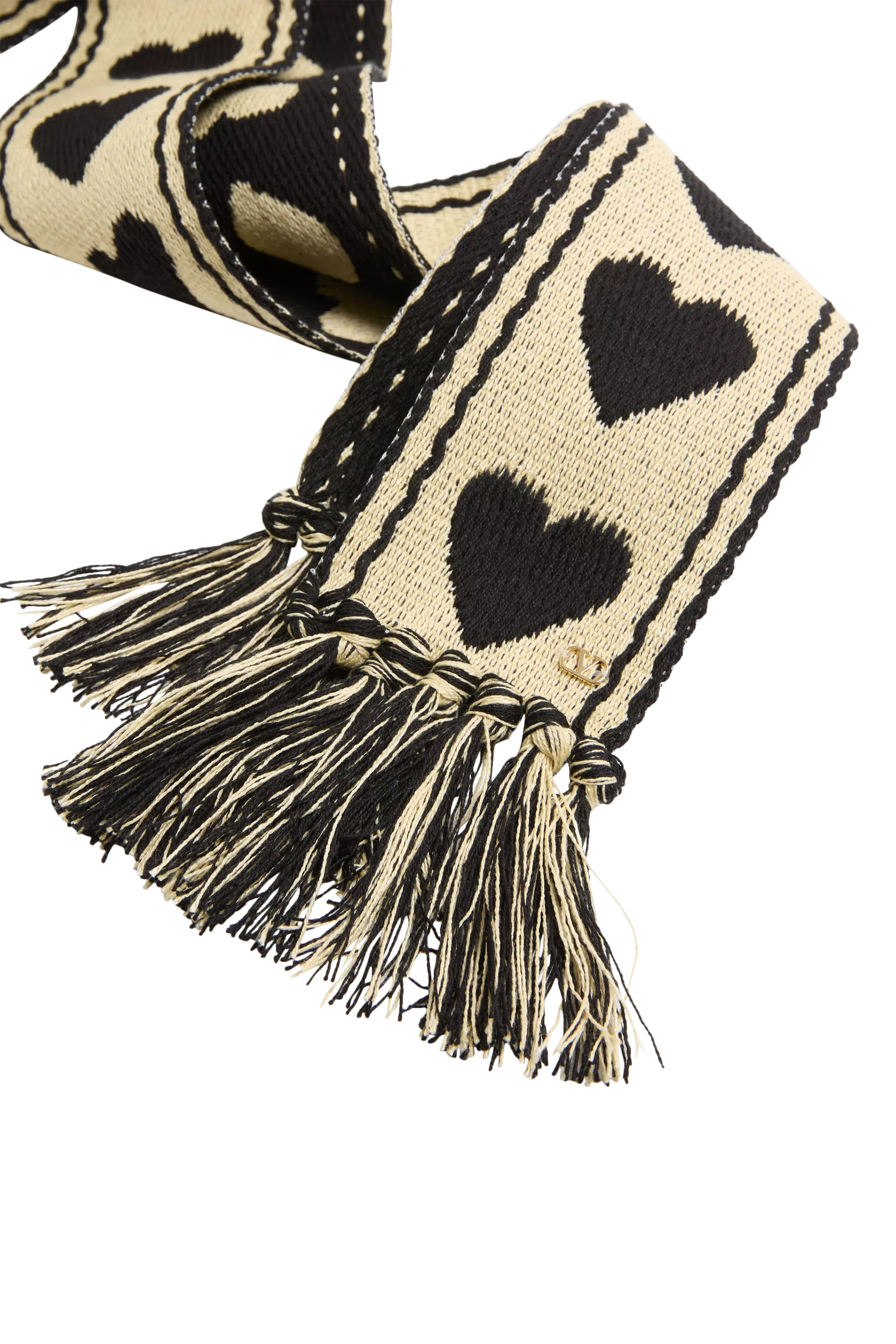 وشاح أنتيب بحافة كشكش قطن