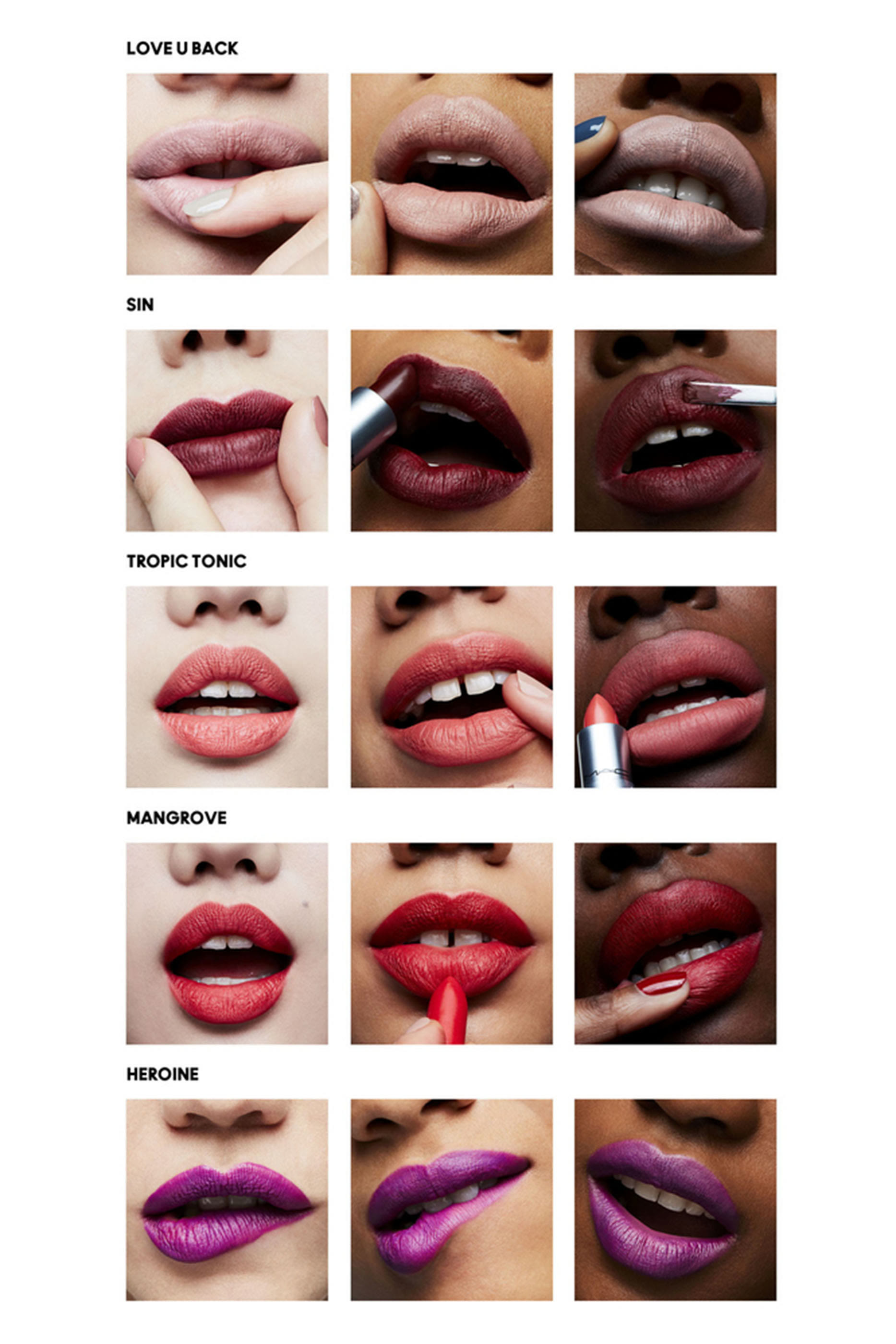 أحمر شفاه غير لامع