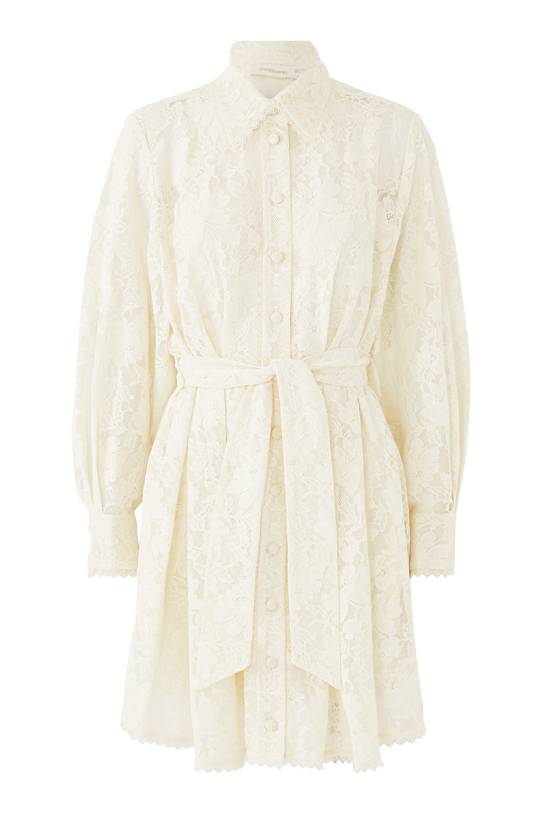 فستان دونينج قصير بياقة