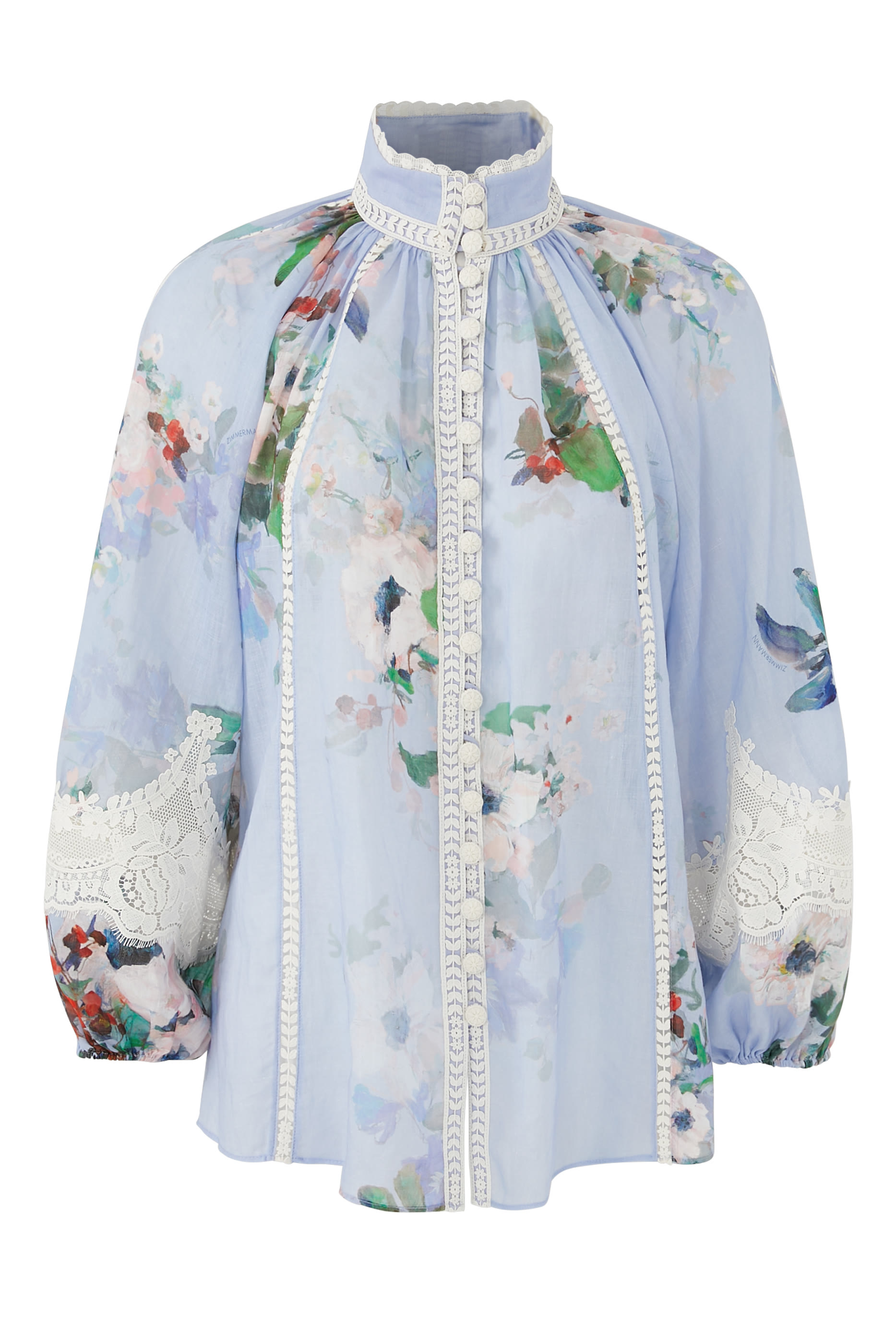 بلوزة ايفرلي بحواف دانتيل