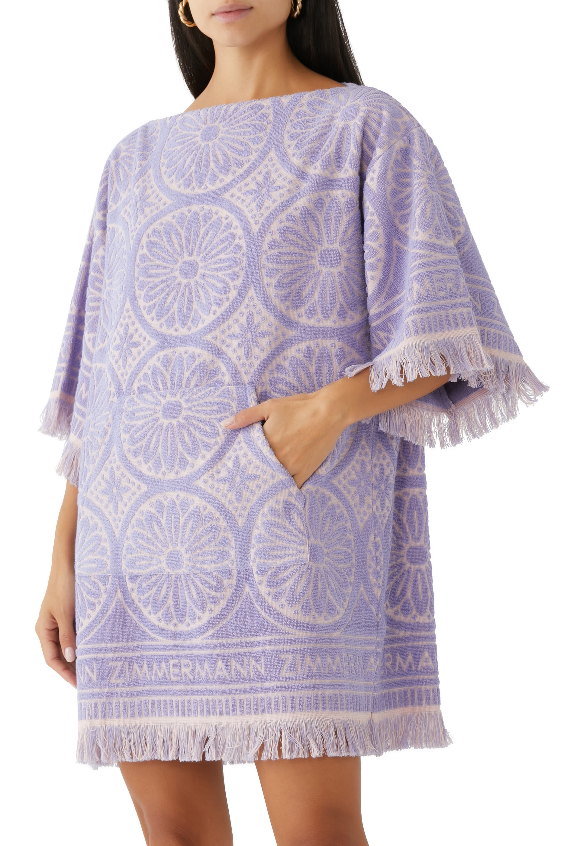 فستان هاليداي قصير قماش فائق الإمتصاص