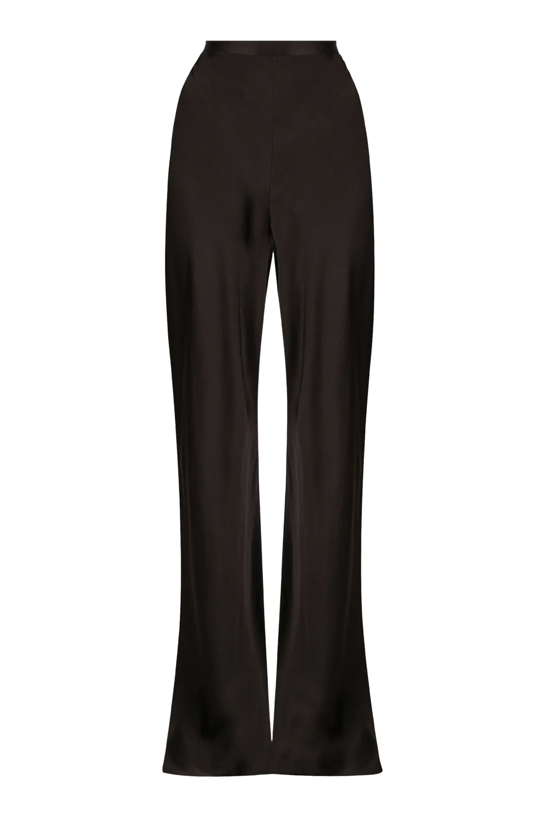 بنطال لا لون بقصة مائلة