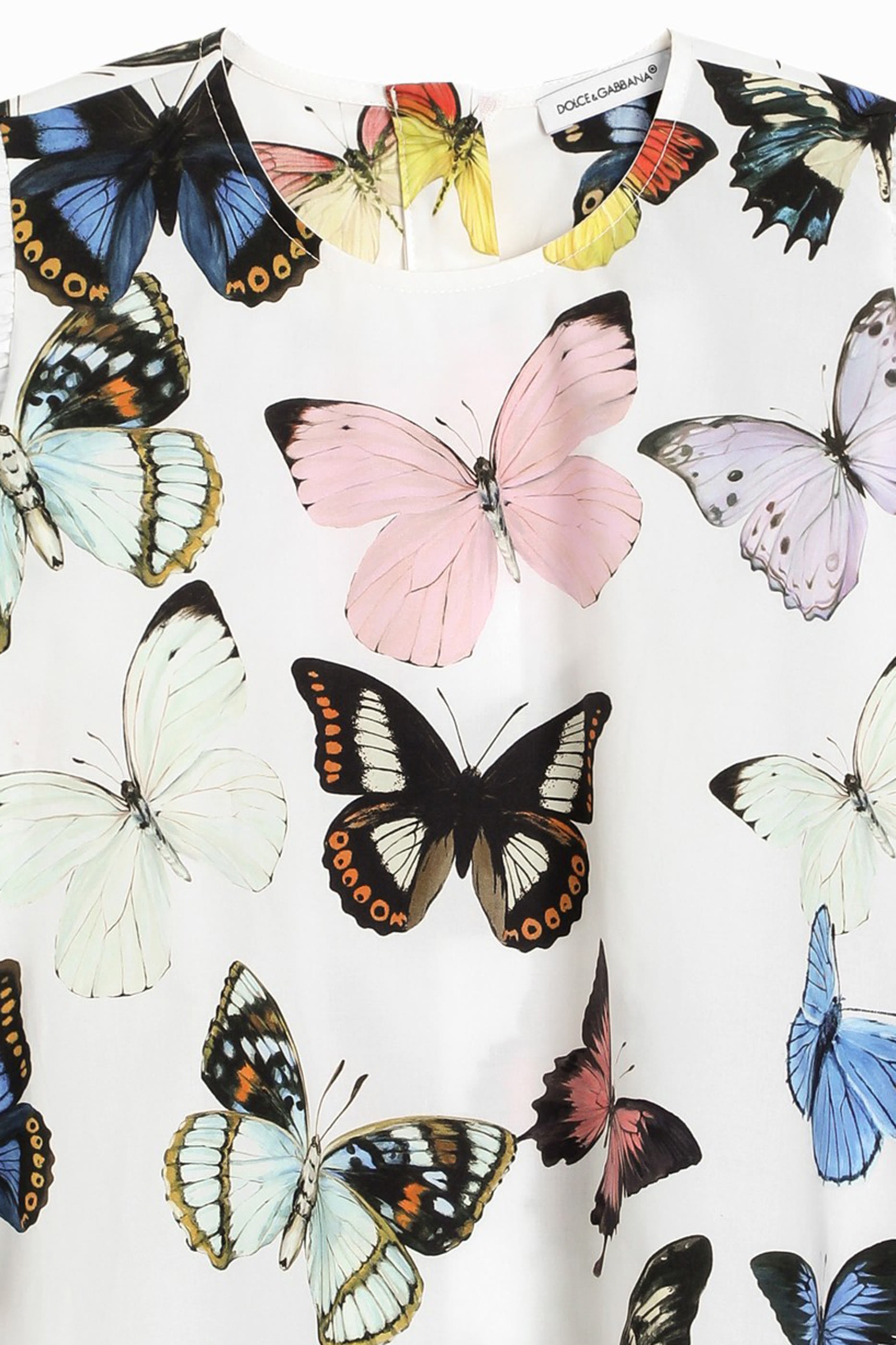 فستان واسع بطبعة زهور بالكامل للأطفال