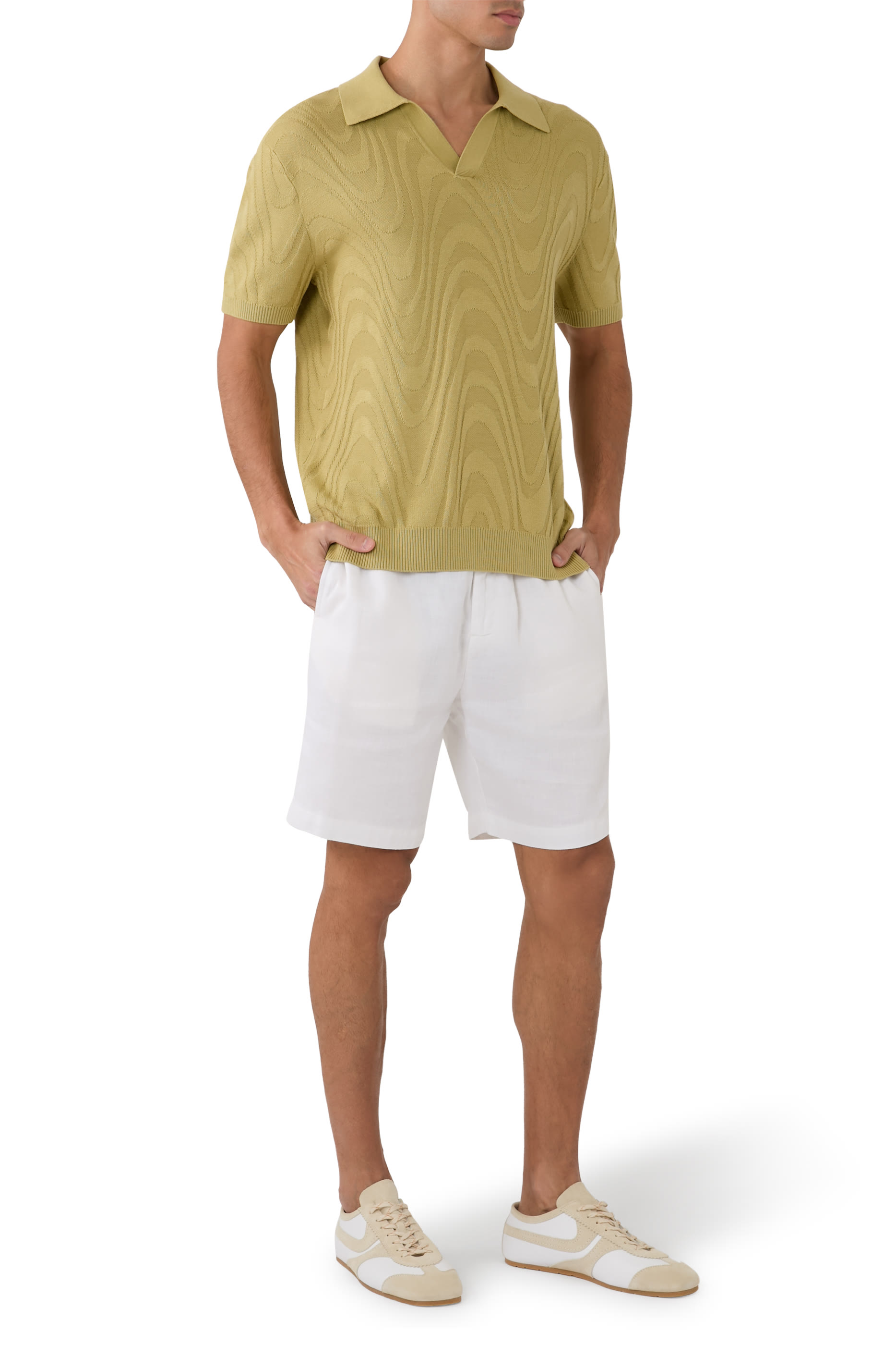 قميص بولو رينو قطن وحرير