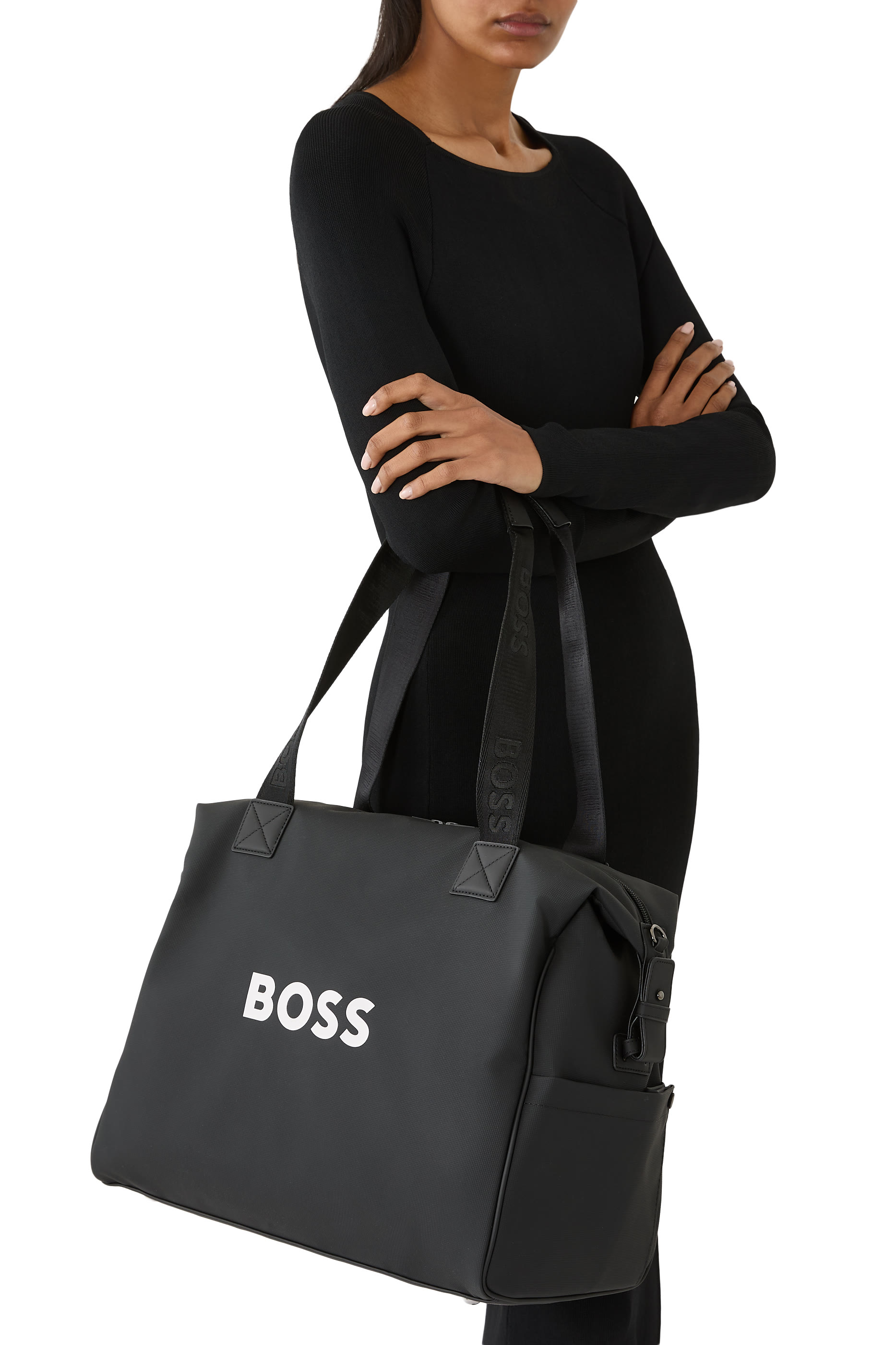 حقيبة مستلزمات أطفال بشعار الماركة