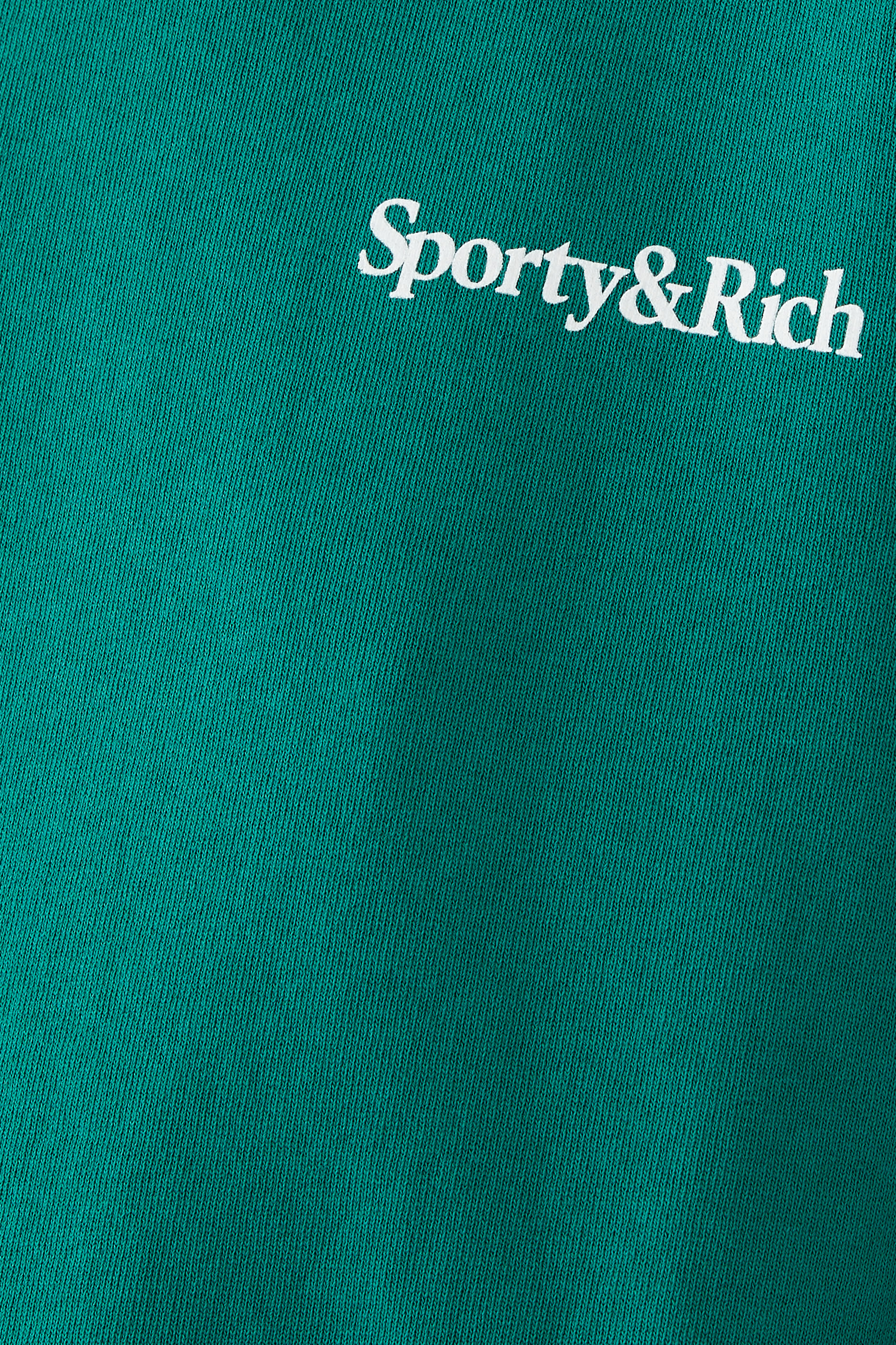 سويت شيرت بياقة ضيقة بطبعة هالث ايز والث