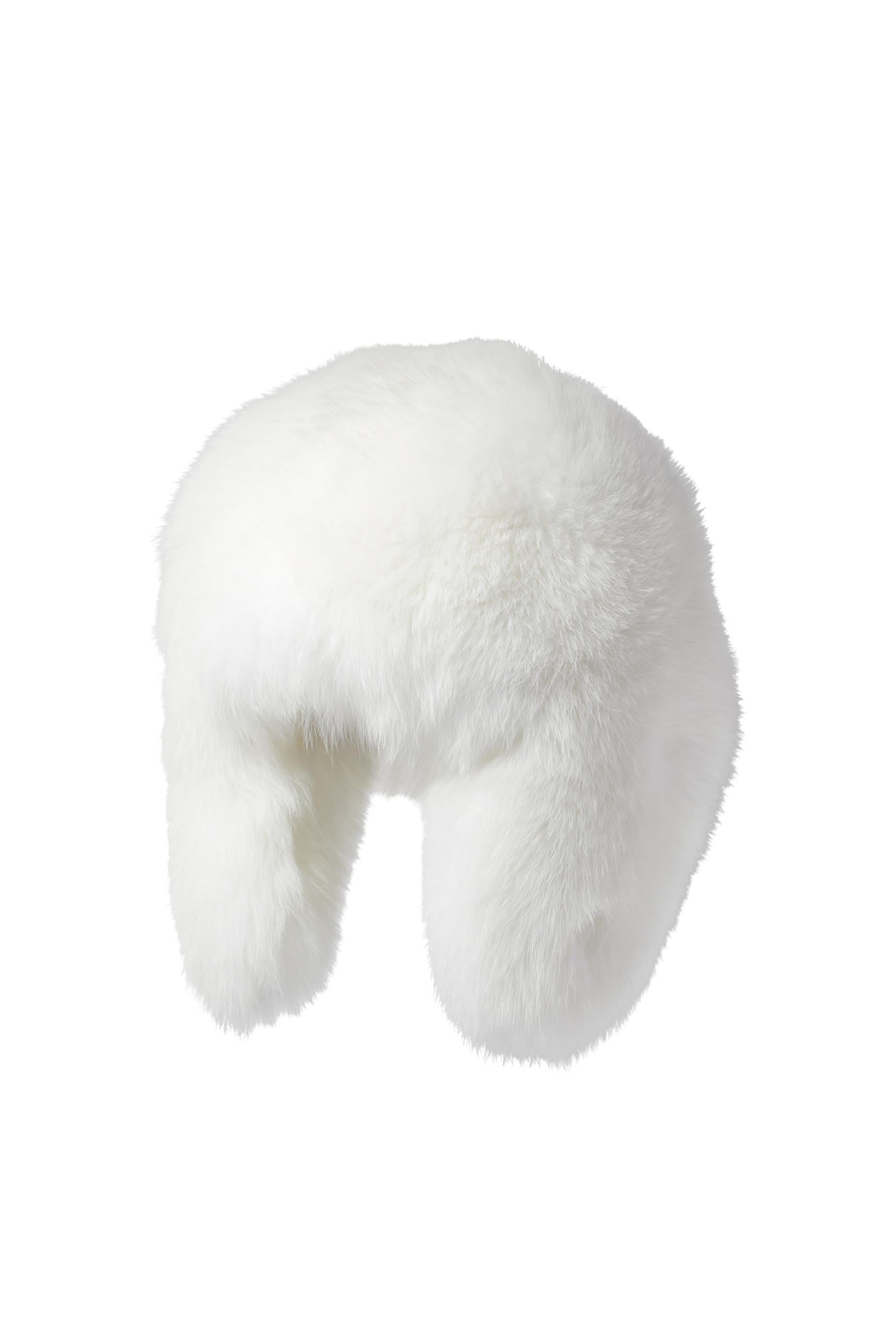 غطاء رأس أوشانكا فلانيل فرو ثعلب