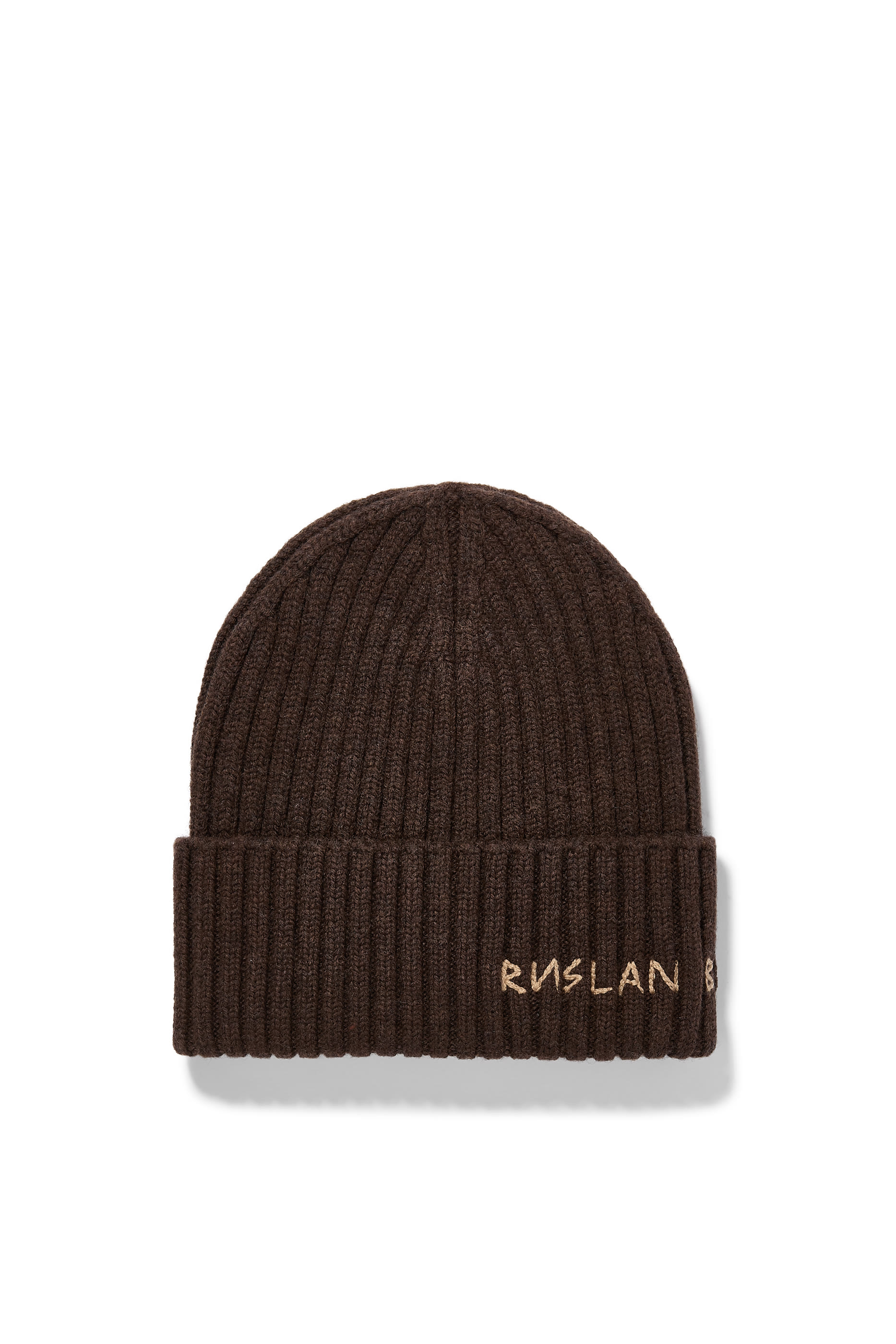 Monogram-Embroidered Wool Beanie
