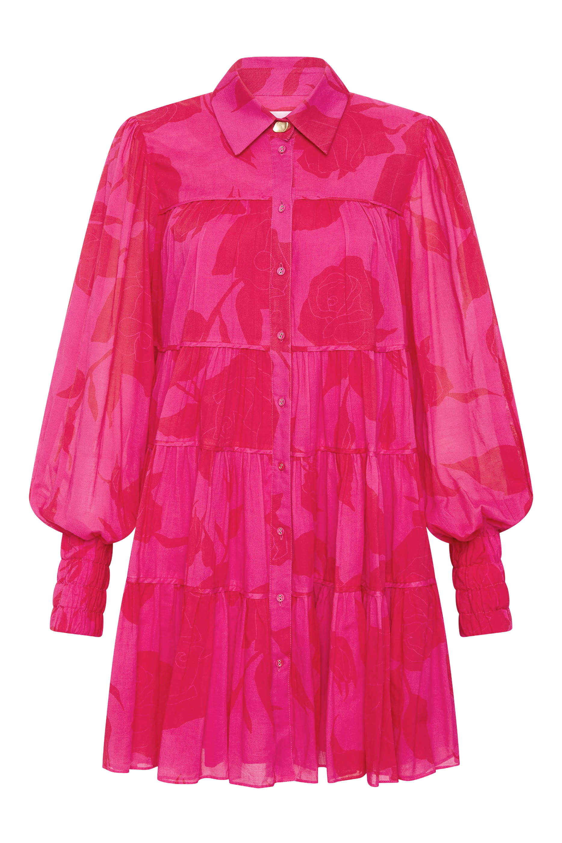 فستان كاتاليست قصير بكشكش