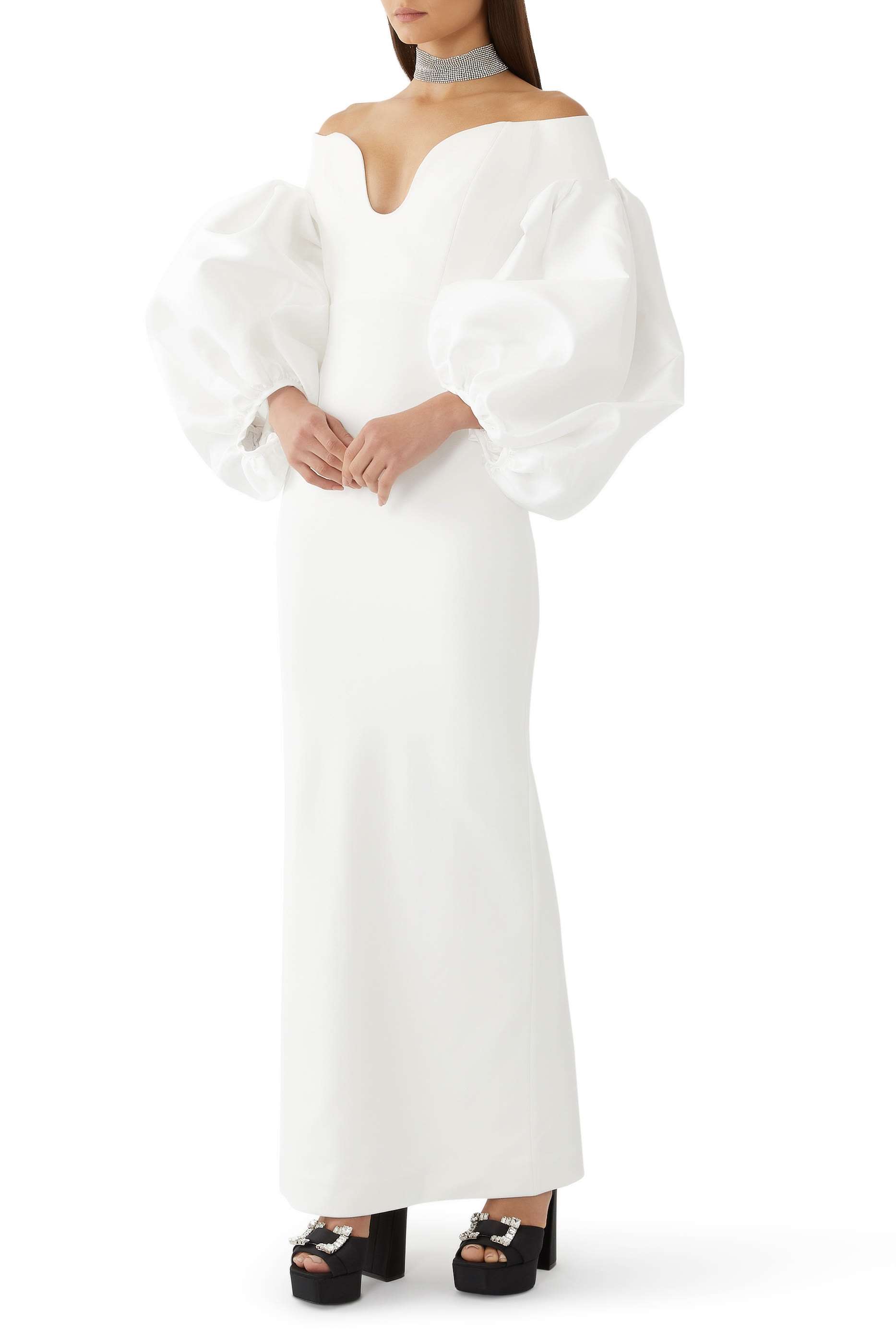 فستان مورا طويل