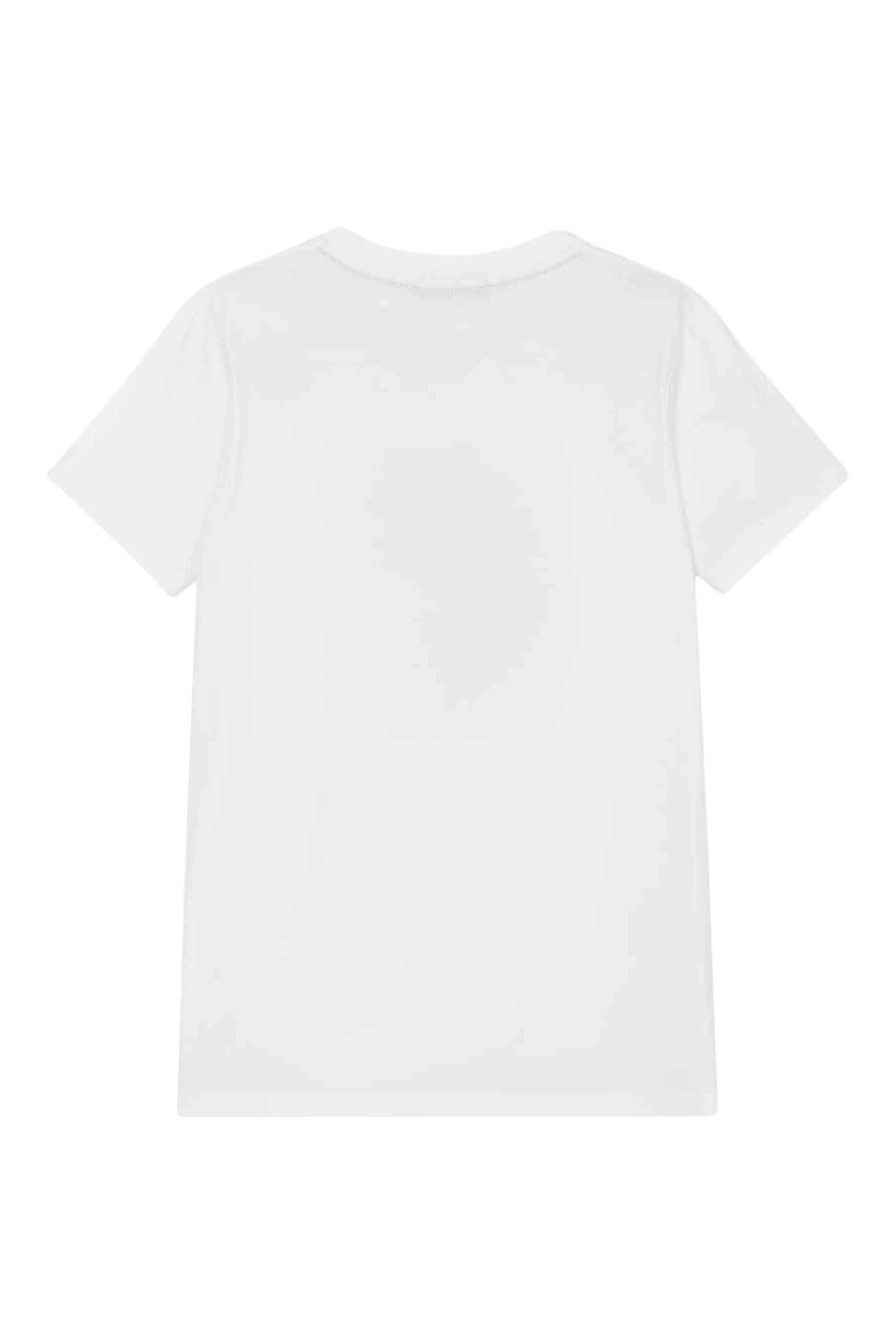 تيشيرت قطن بشعار الماركة للأطفال