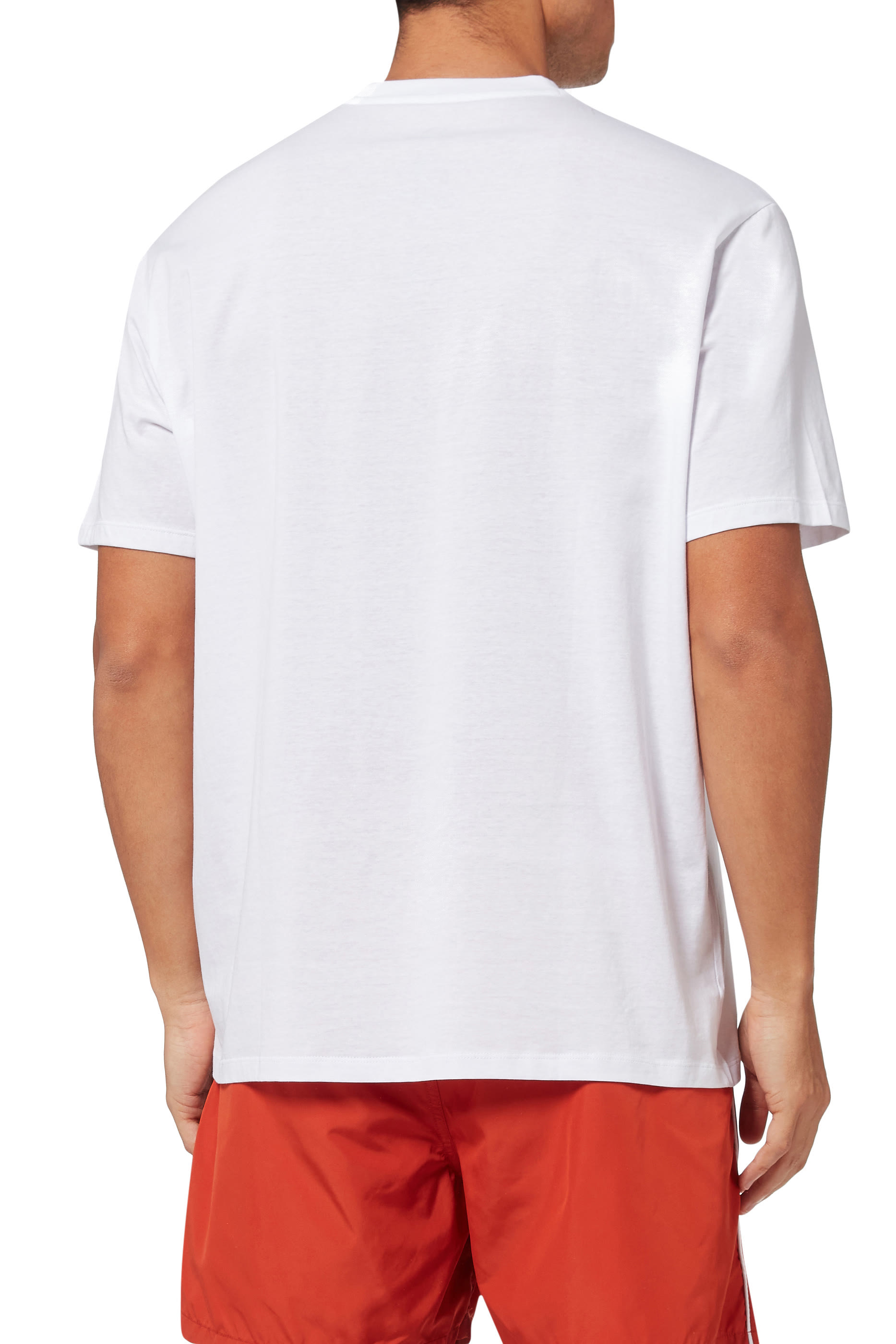 تيشيرت بشعار الماركة قطن