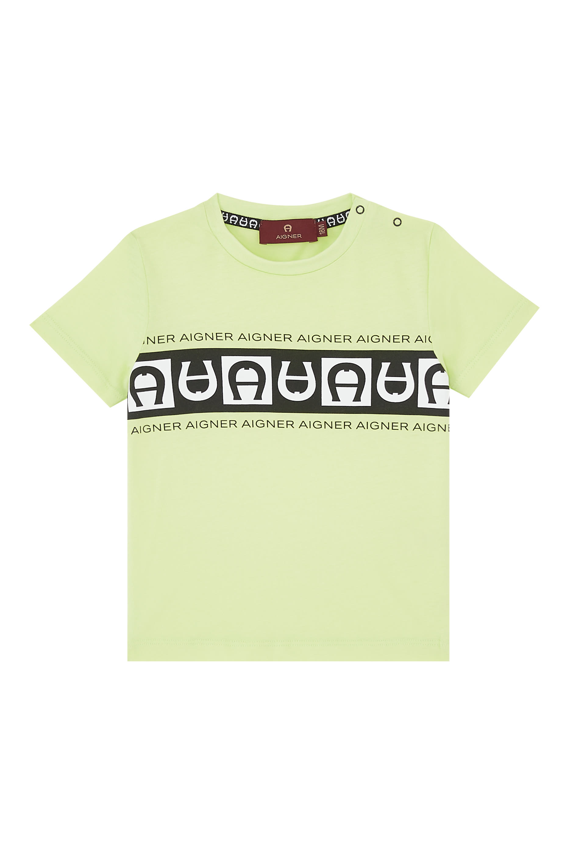 تيشيرت بشعار الماركة للأطفال