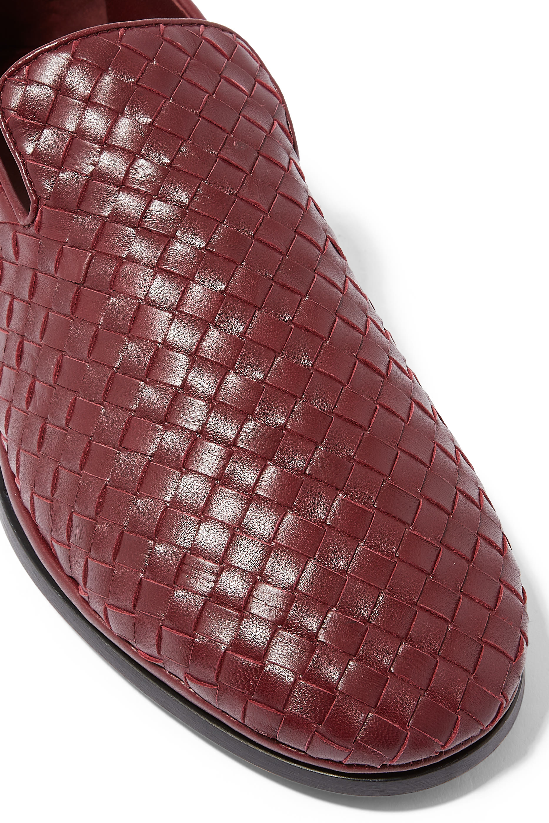 حذاء خفيف جلد مجدول