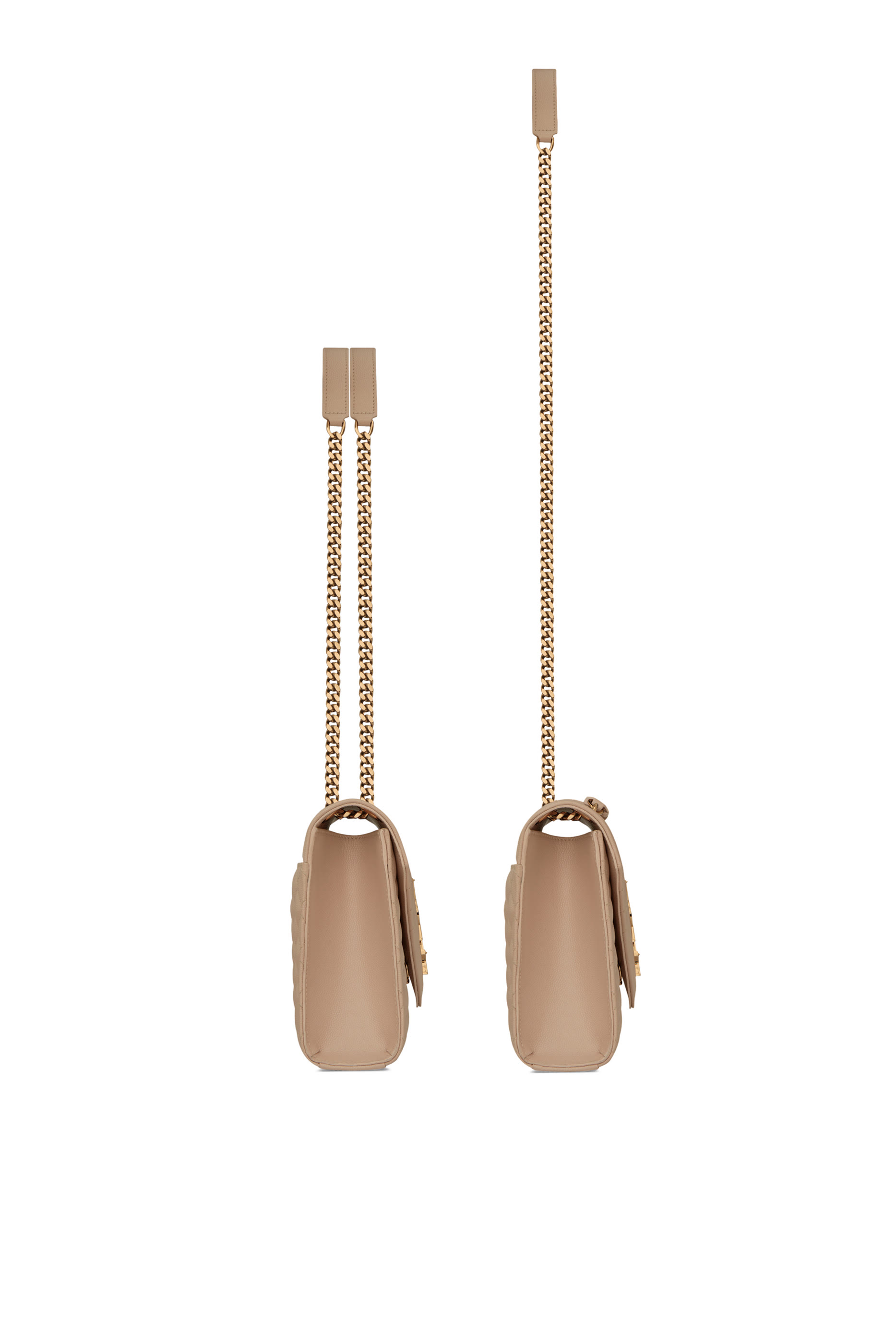 حقيبة متوسطة بتصميم ظرف جلد محفور غران دي بودريه وتصميم مبطن