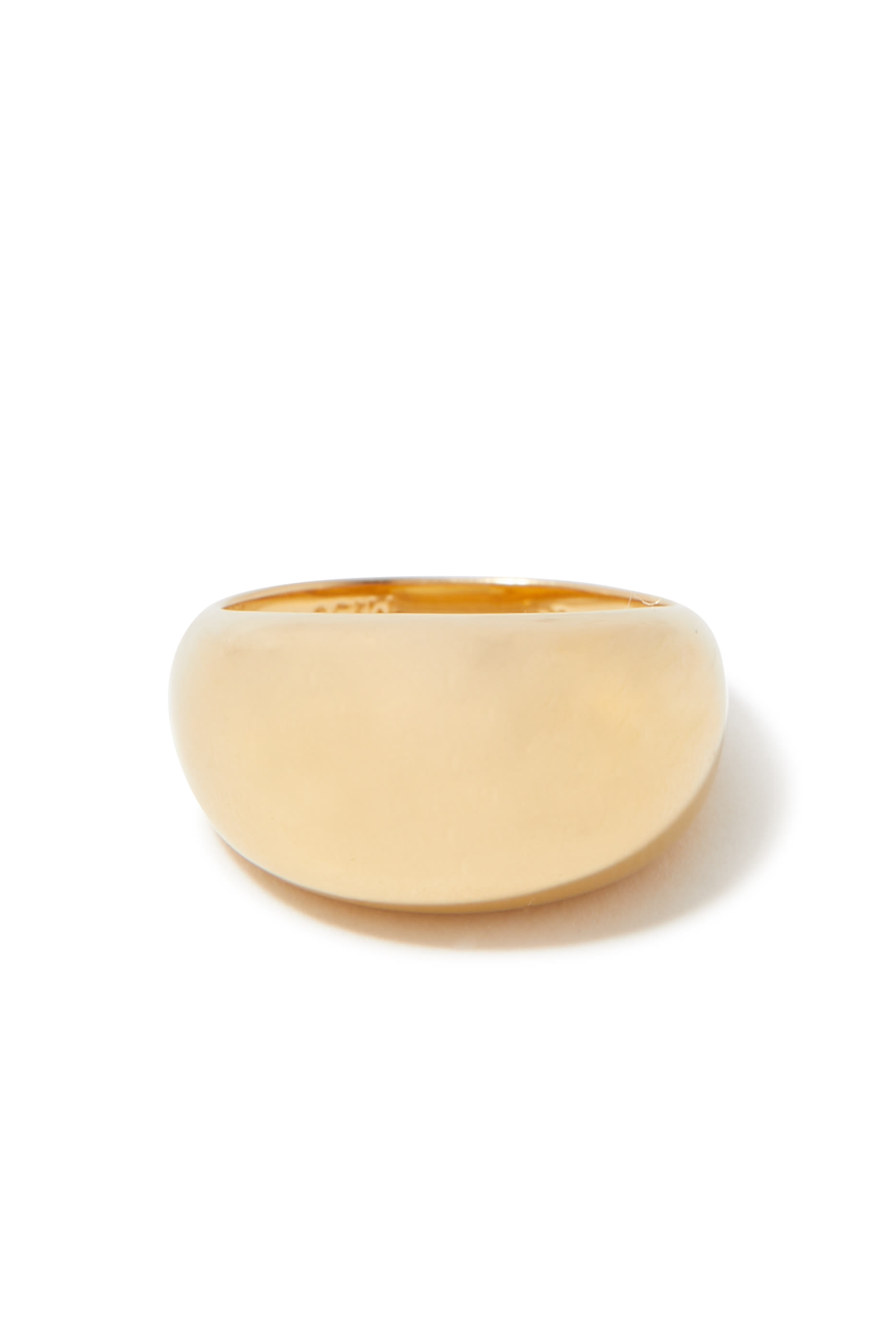 Chubby Dome Ring, 18k Gold Plated Vermeil on Recycled Sterling Silver