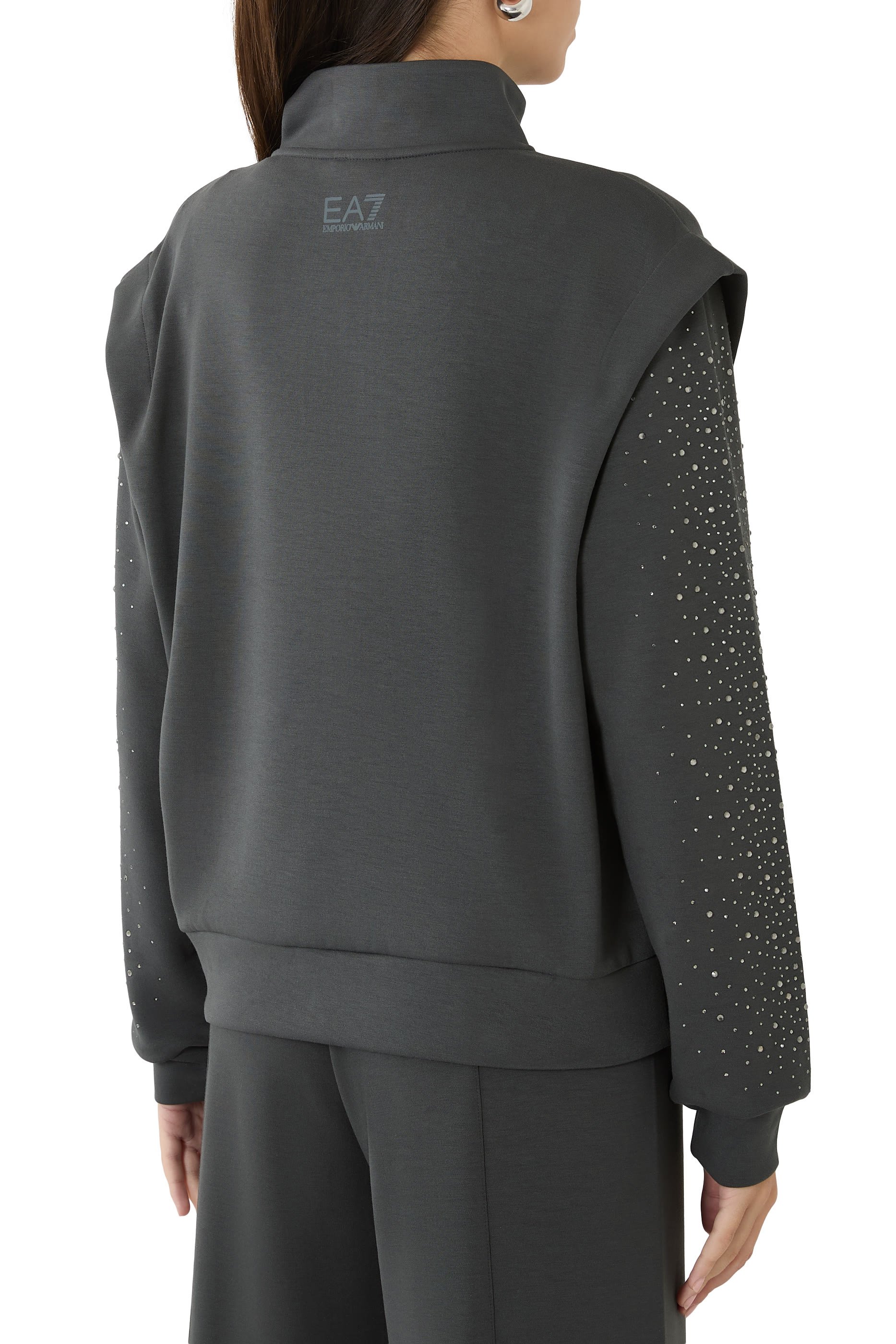 سويت شيرت بشعار الماركة جرسيه 