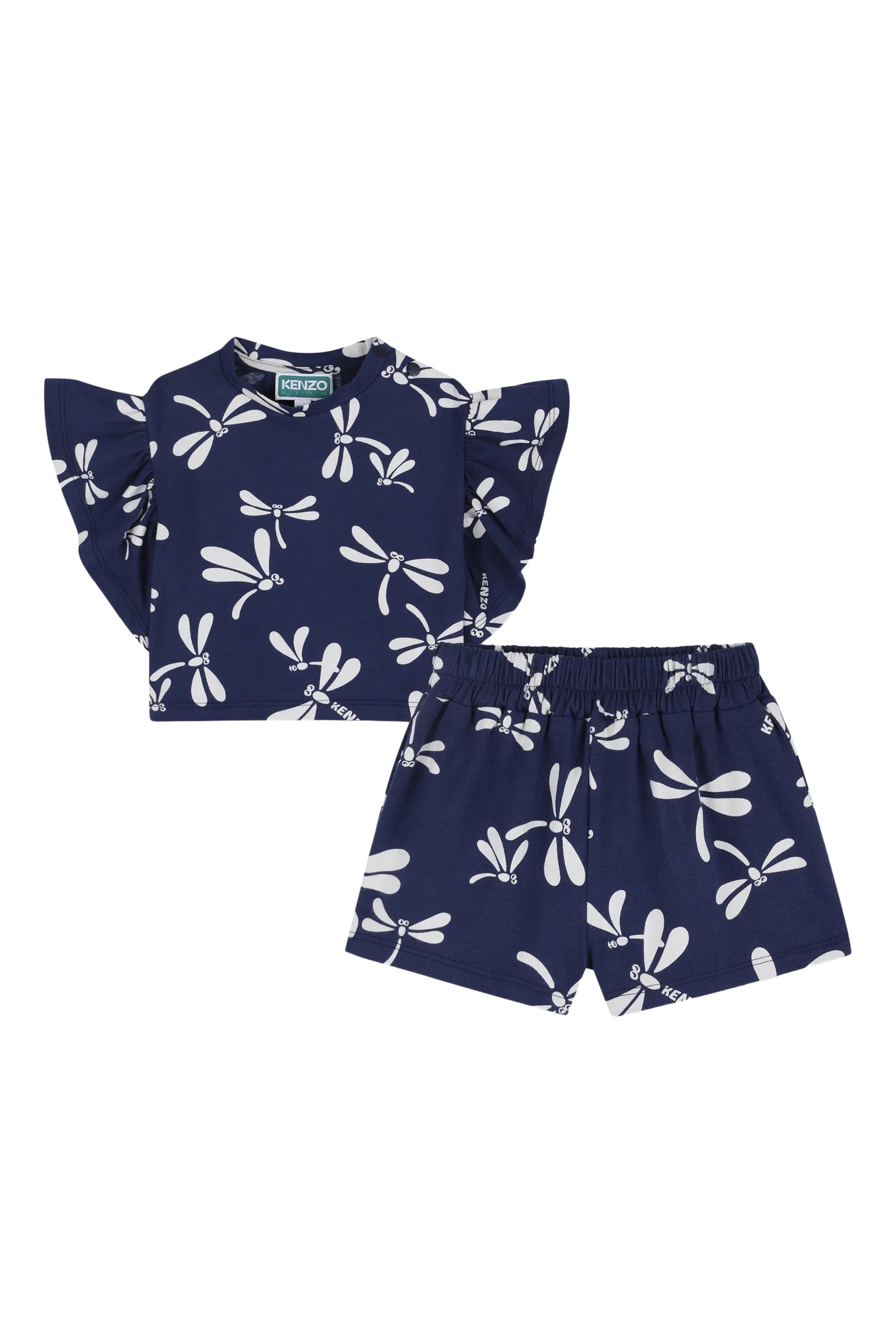 طقم سويت بشعار الماركة وبنطال للأطفال