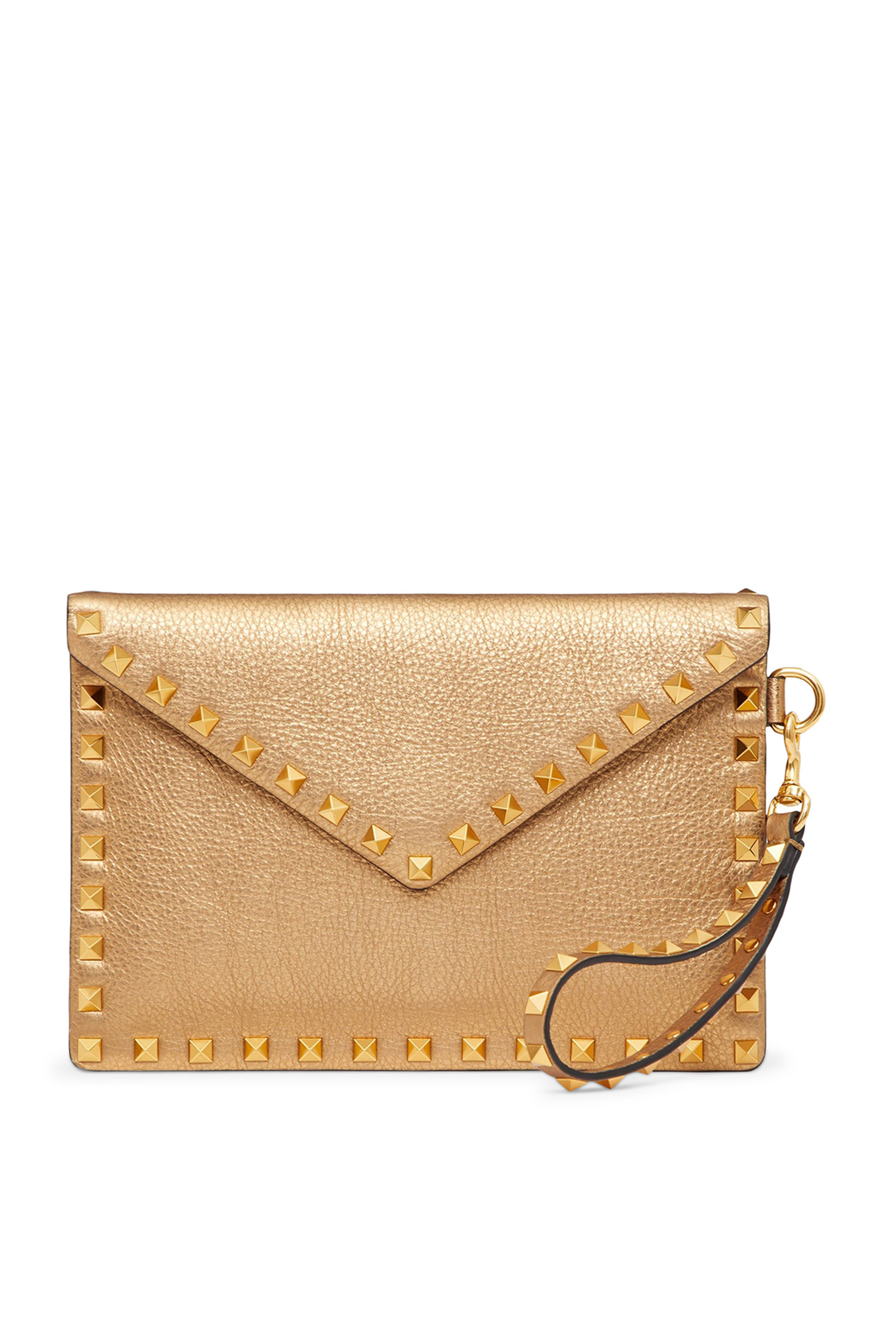  Rockstud Calfskin Pouch