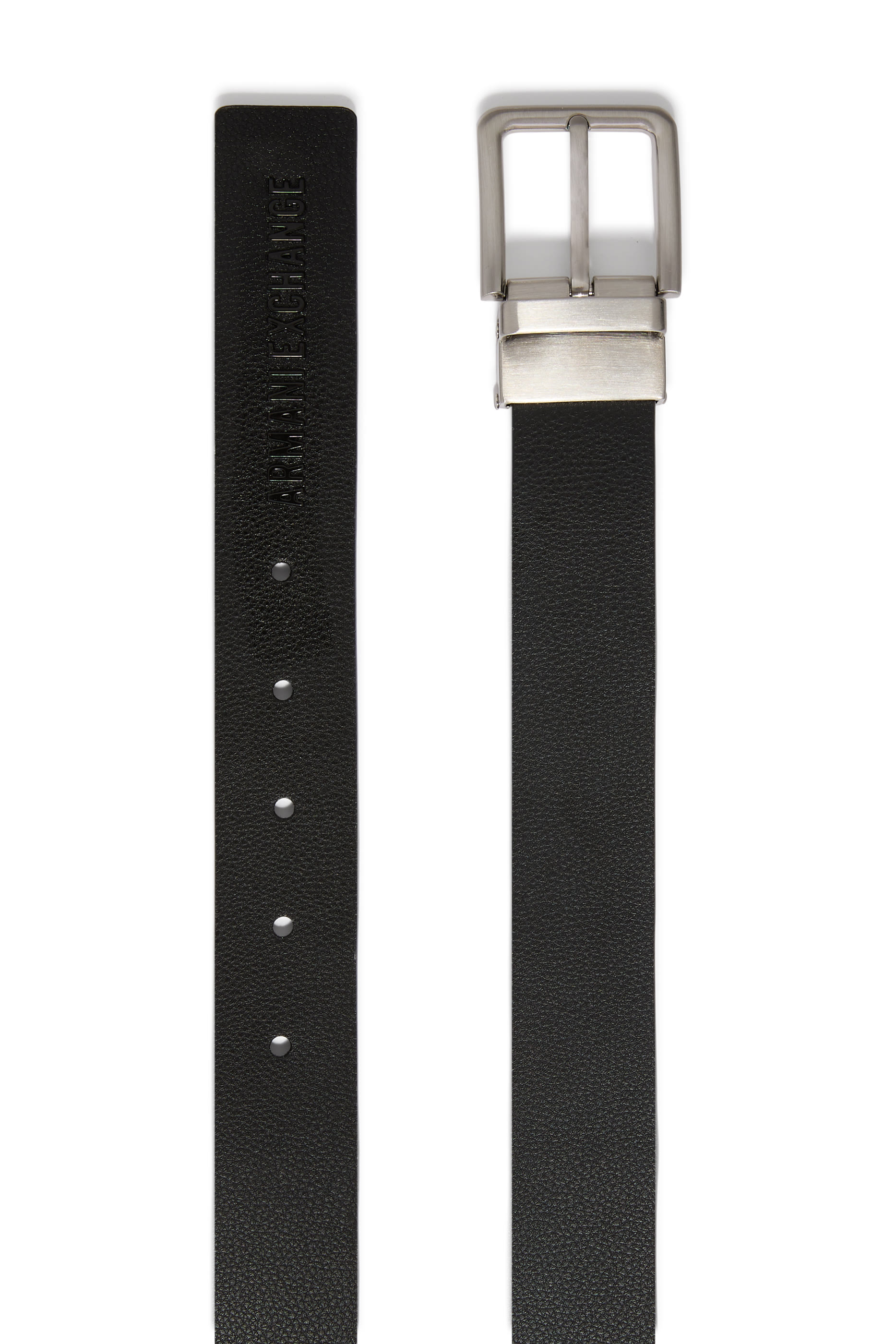 حزام بمشبك مستطيل جلد