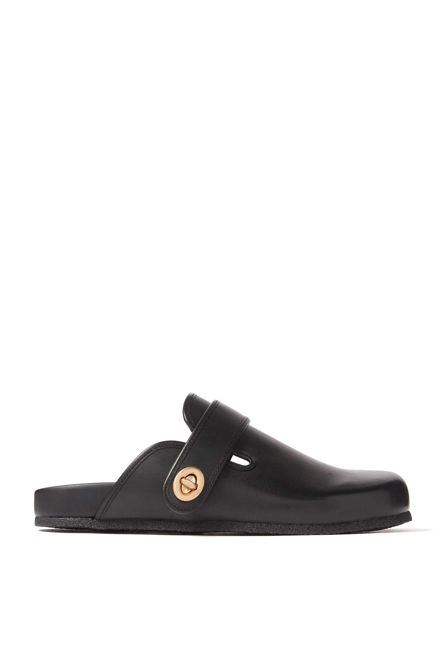 حذاء بليك مفتوح من الخلف جلد