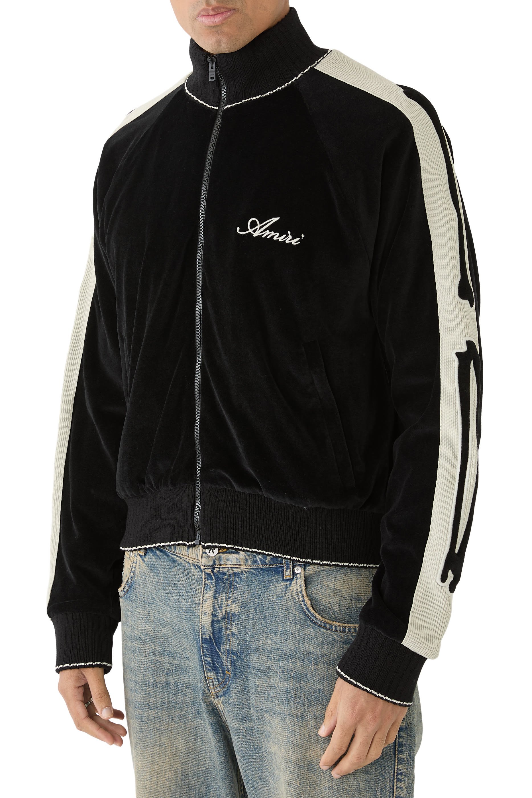  جاكيت رياضي برقع هيكل عضمي