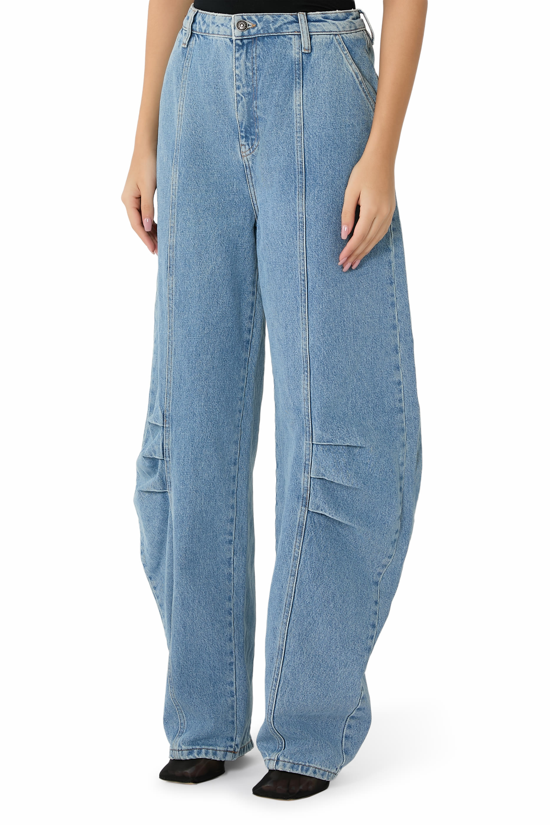 بنطال كارغو دنيم