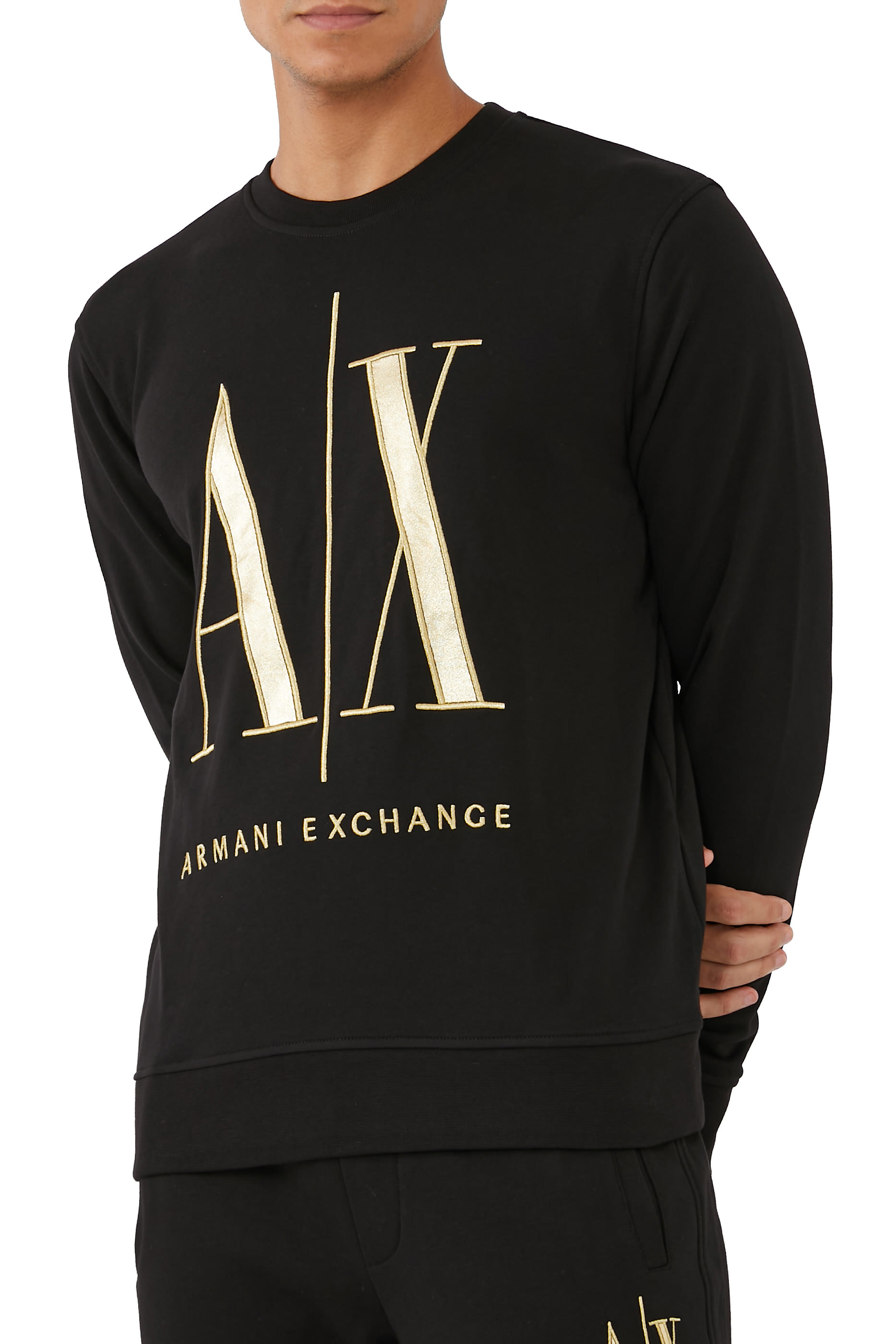 سويت شيرت ايكون بشعار الماركة