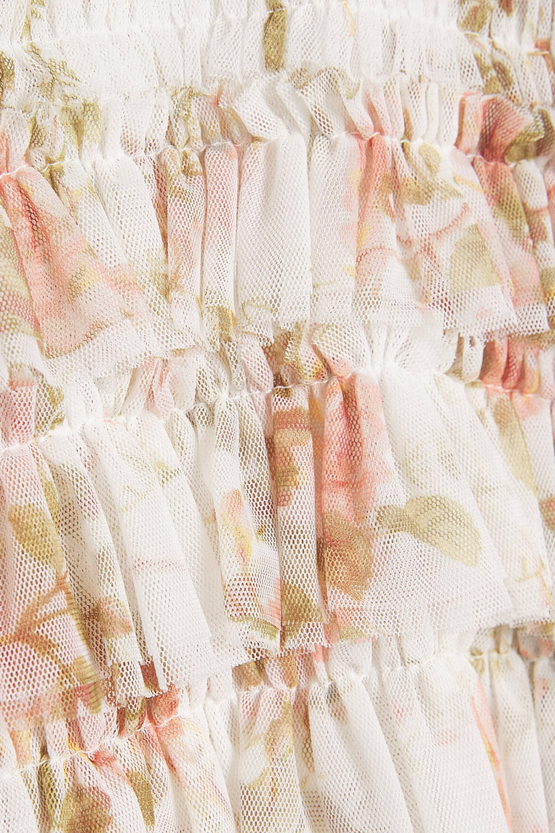 Kids Summer's Rose Valentine Ruffle Gown