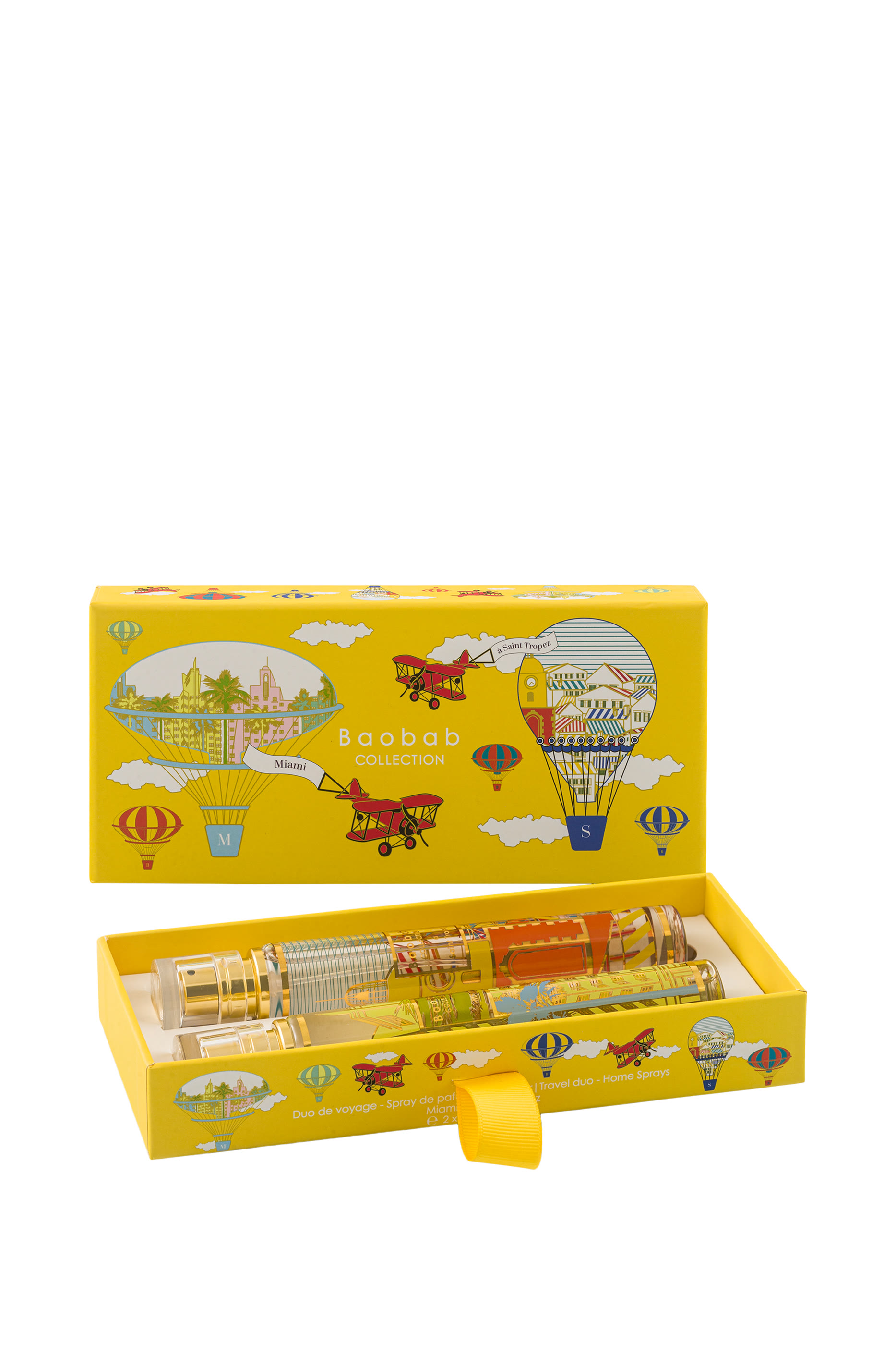 مجموعة بخاخات معطرة للغرف سانت تروبيه وميامي بحجم مناسب للسفر
