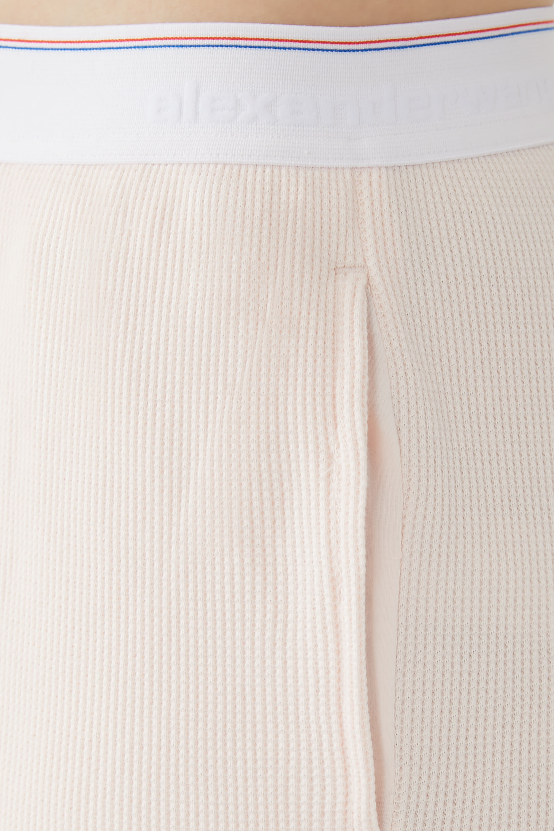 بنطال رياضي وافل مزين بكريستال مثبت حراريا