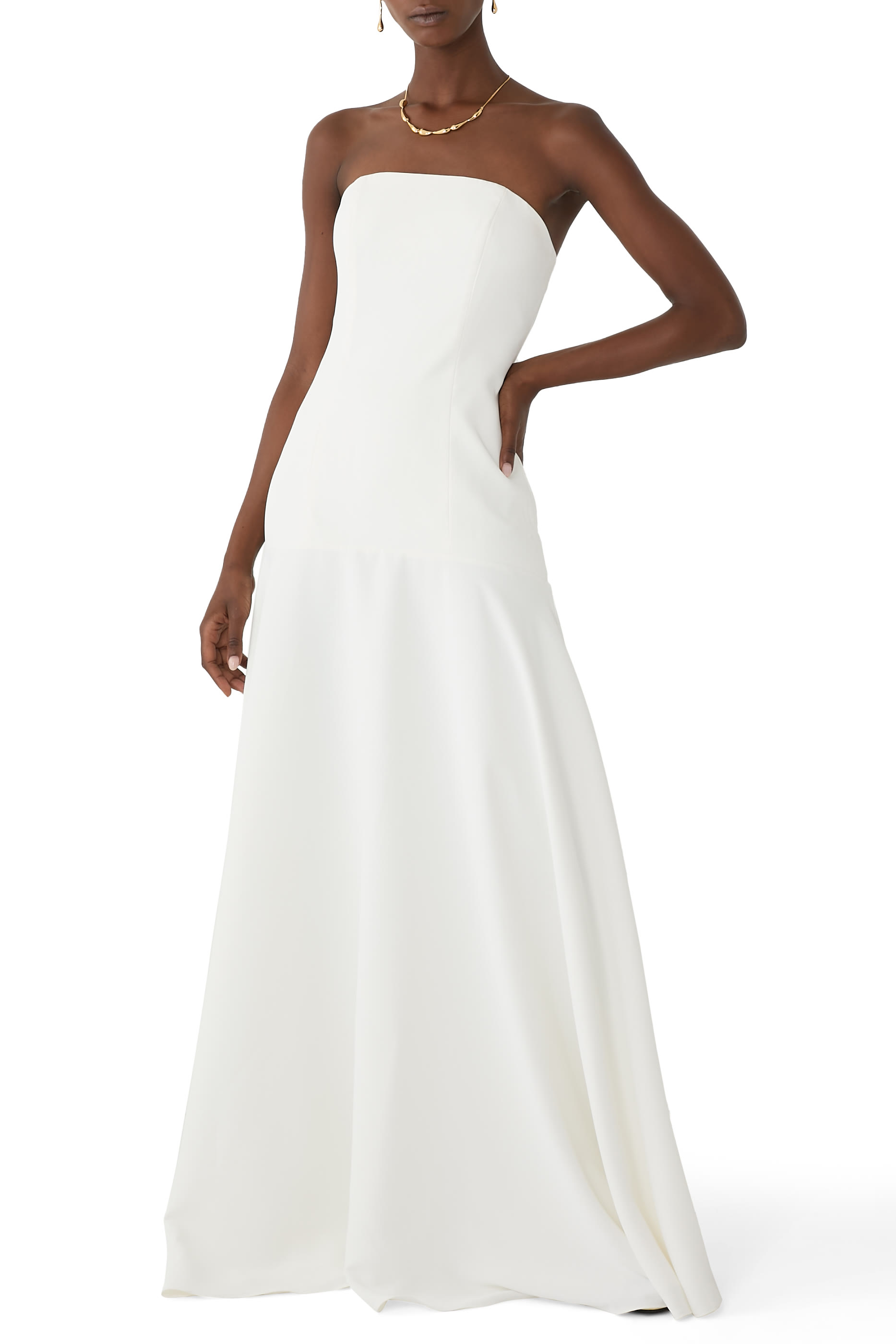 فستان ذا ألتيميت ميوز طويل بلا حمالات