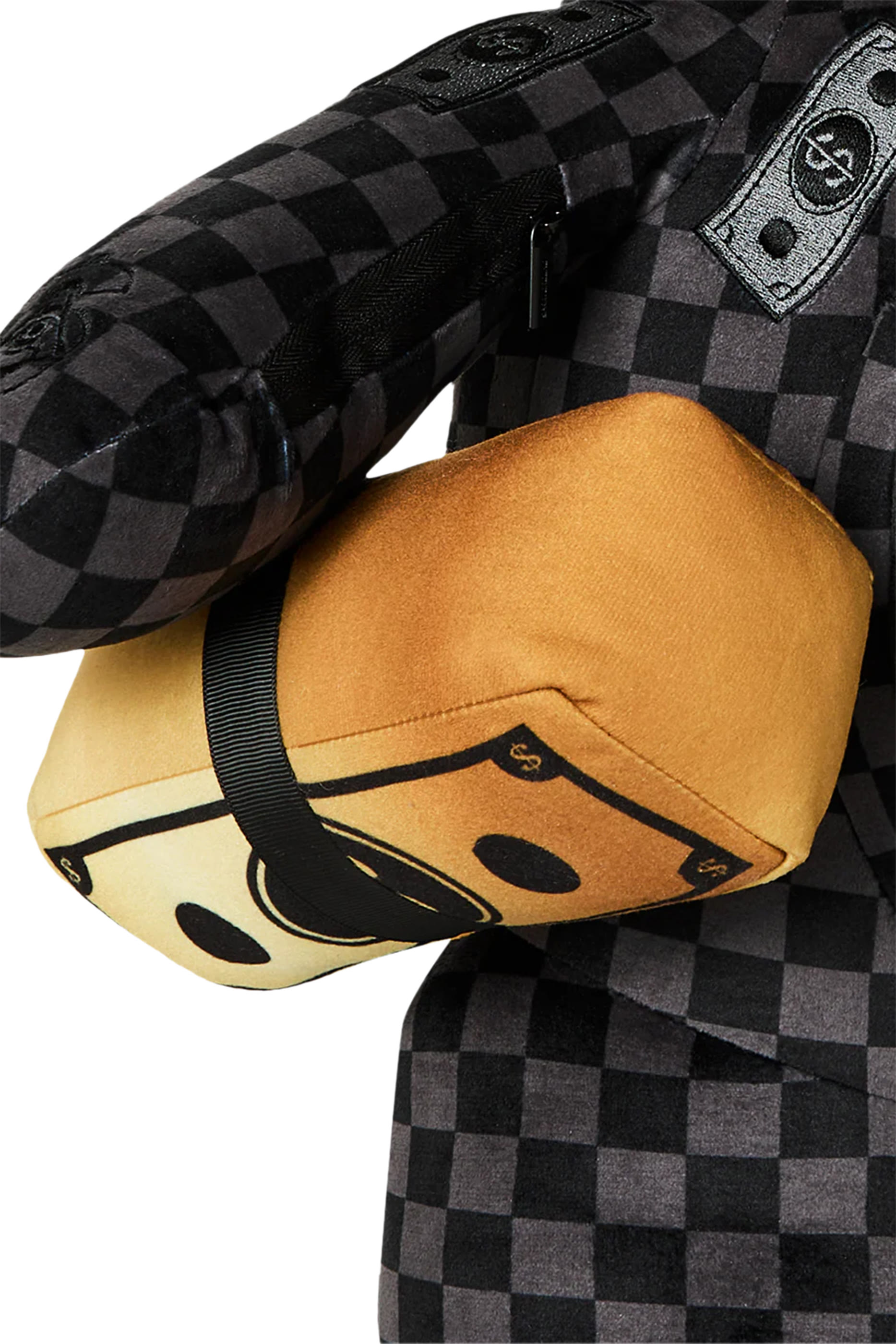 حقيبة ظهر بتصميم الدب تيدي موني بير بتفاصيل ذهبية للأطفال