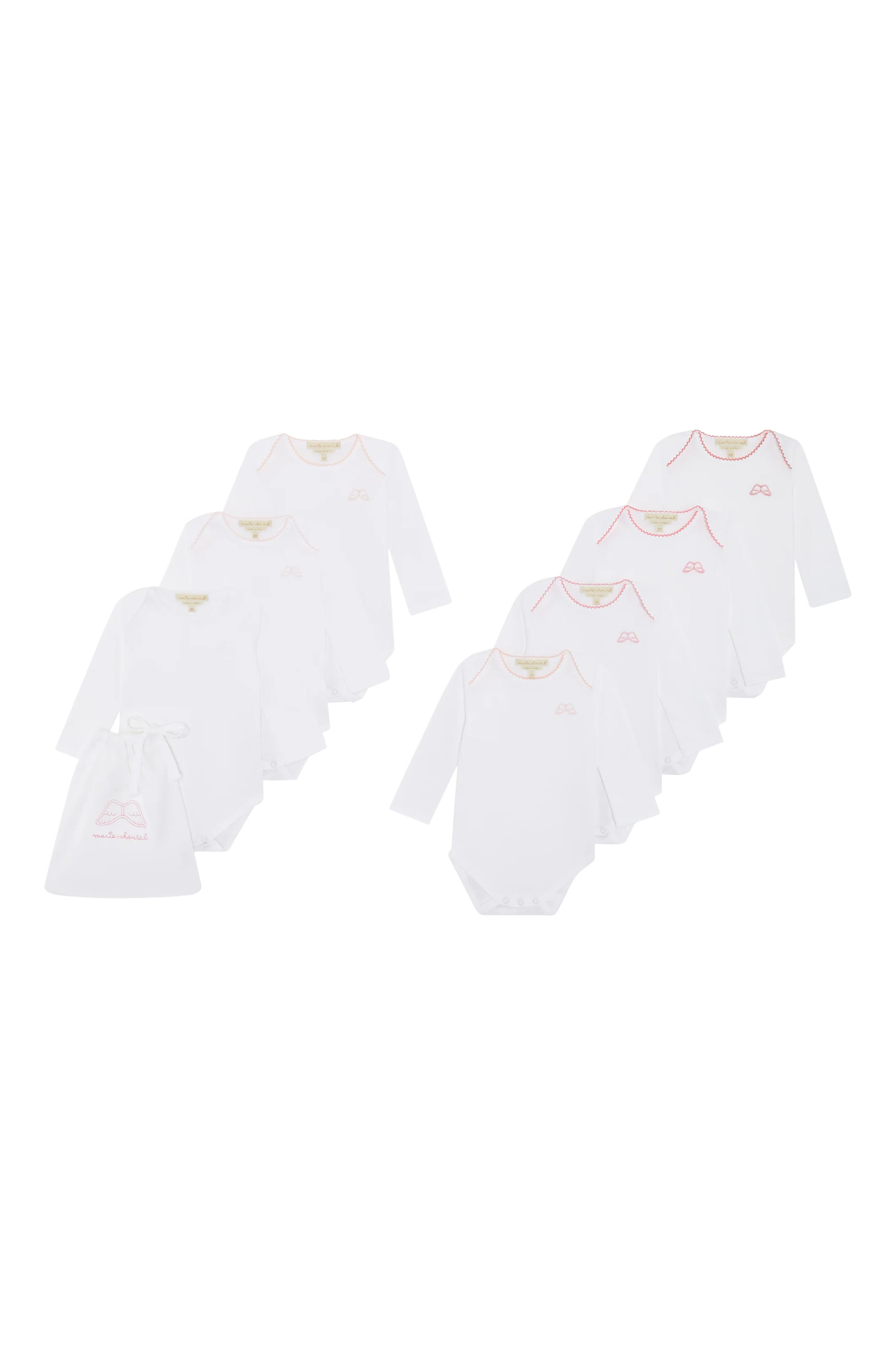 بدلة سباحة بونتيل بتطريز شعار الماركة للأطفال