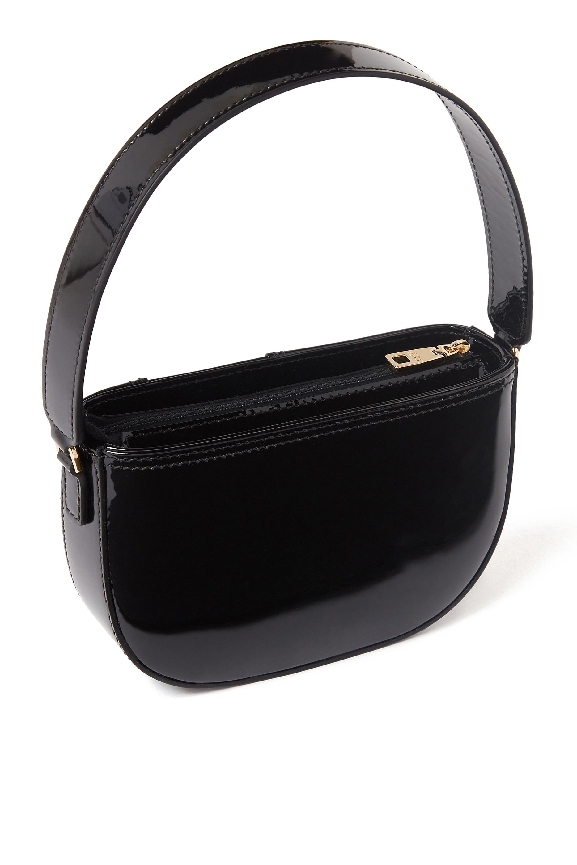 حقيبة كتف جلد لامع للأطفال