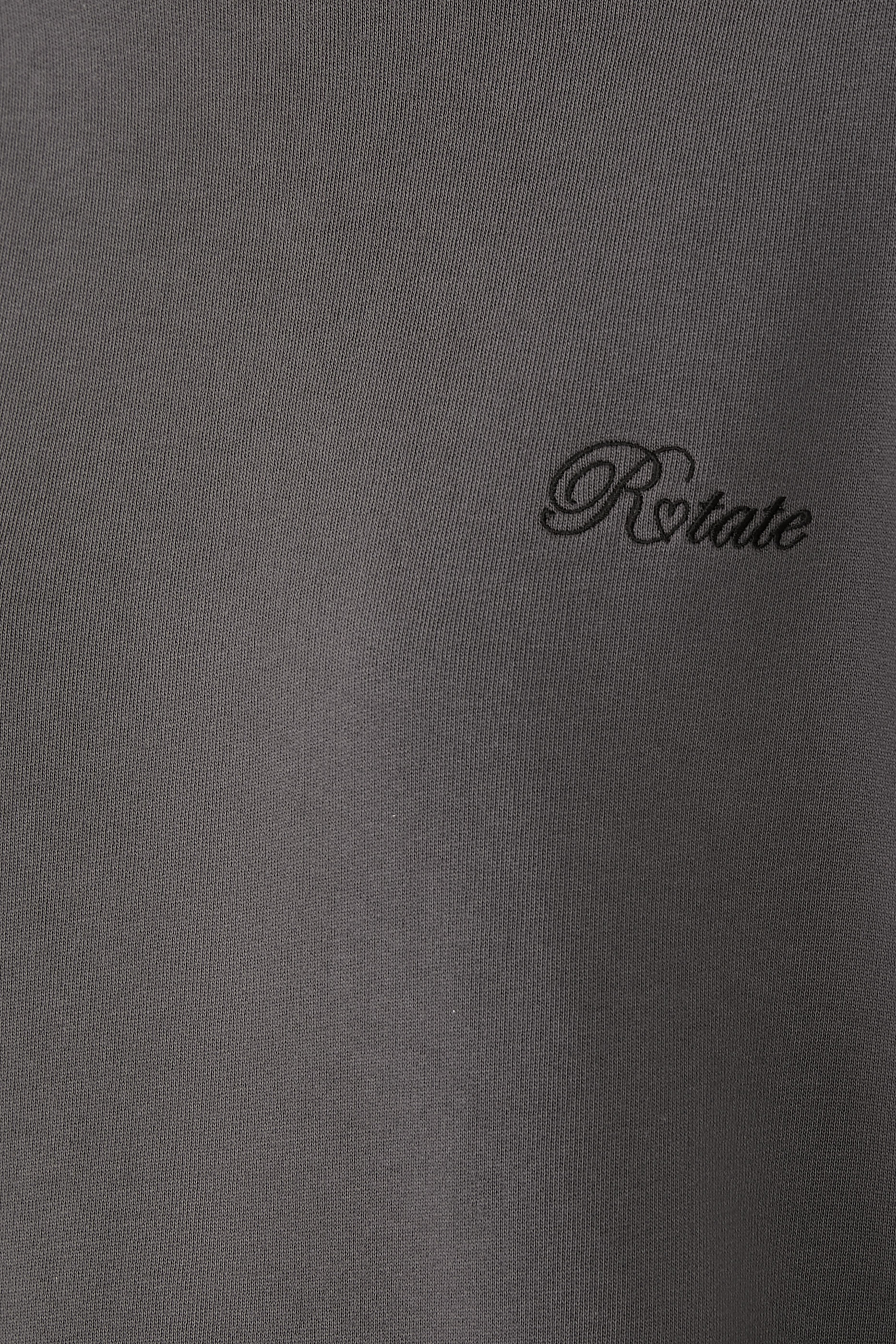 سويت شيرت بياقة ضيقة بأربطة