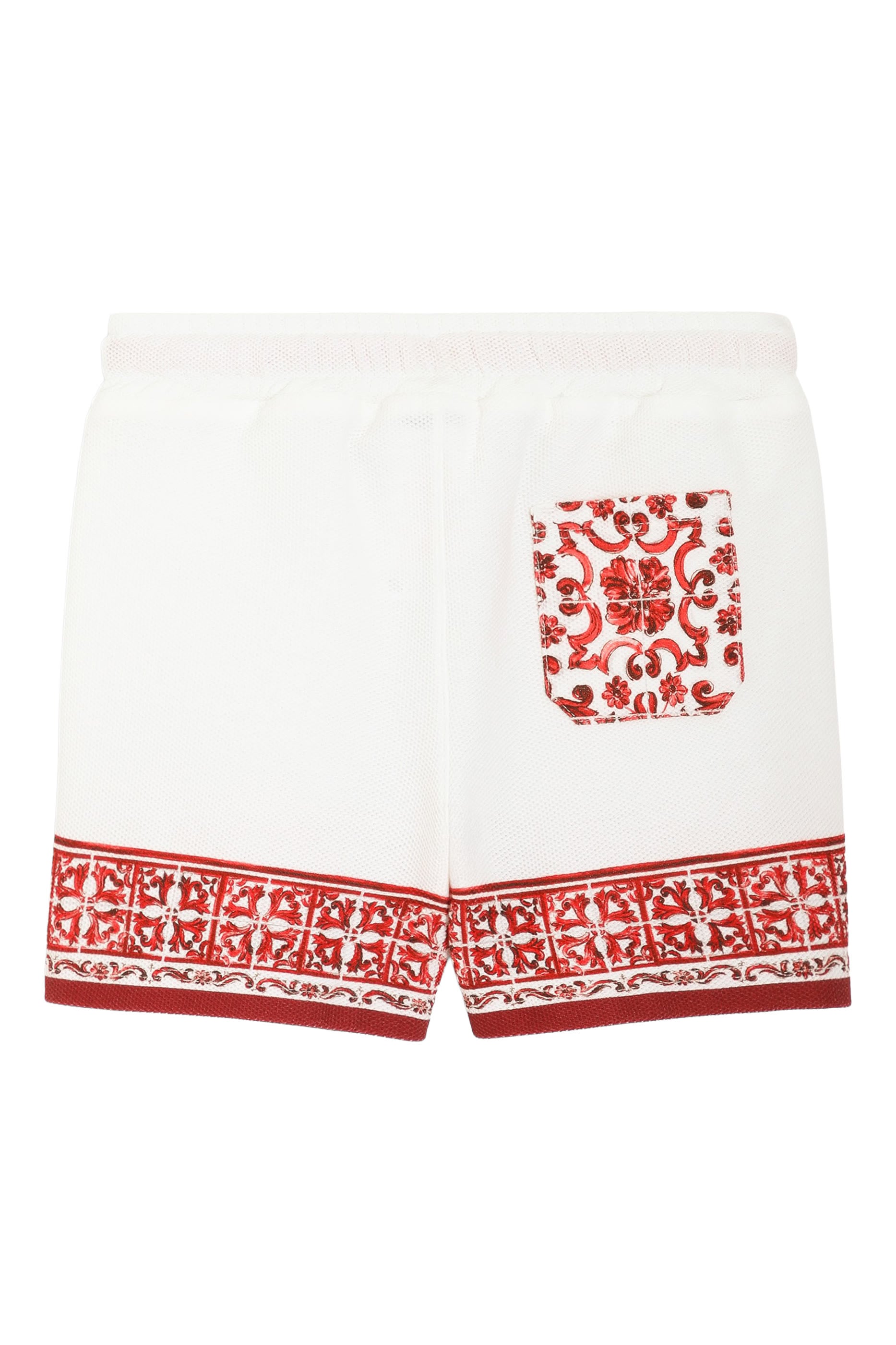 Kids Majolica-Print Bermuda Shorts