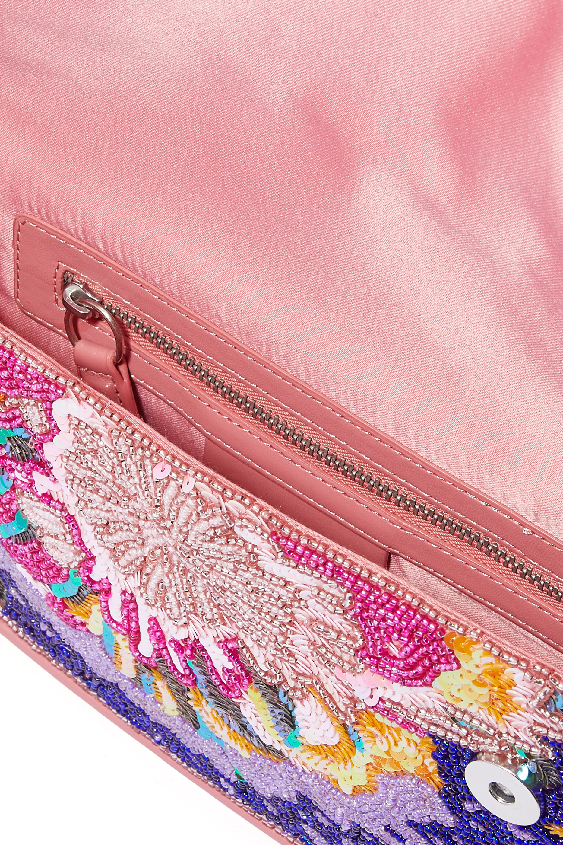 حقيبة كتف تومي مطرزة بالخرز