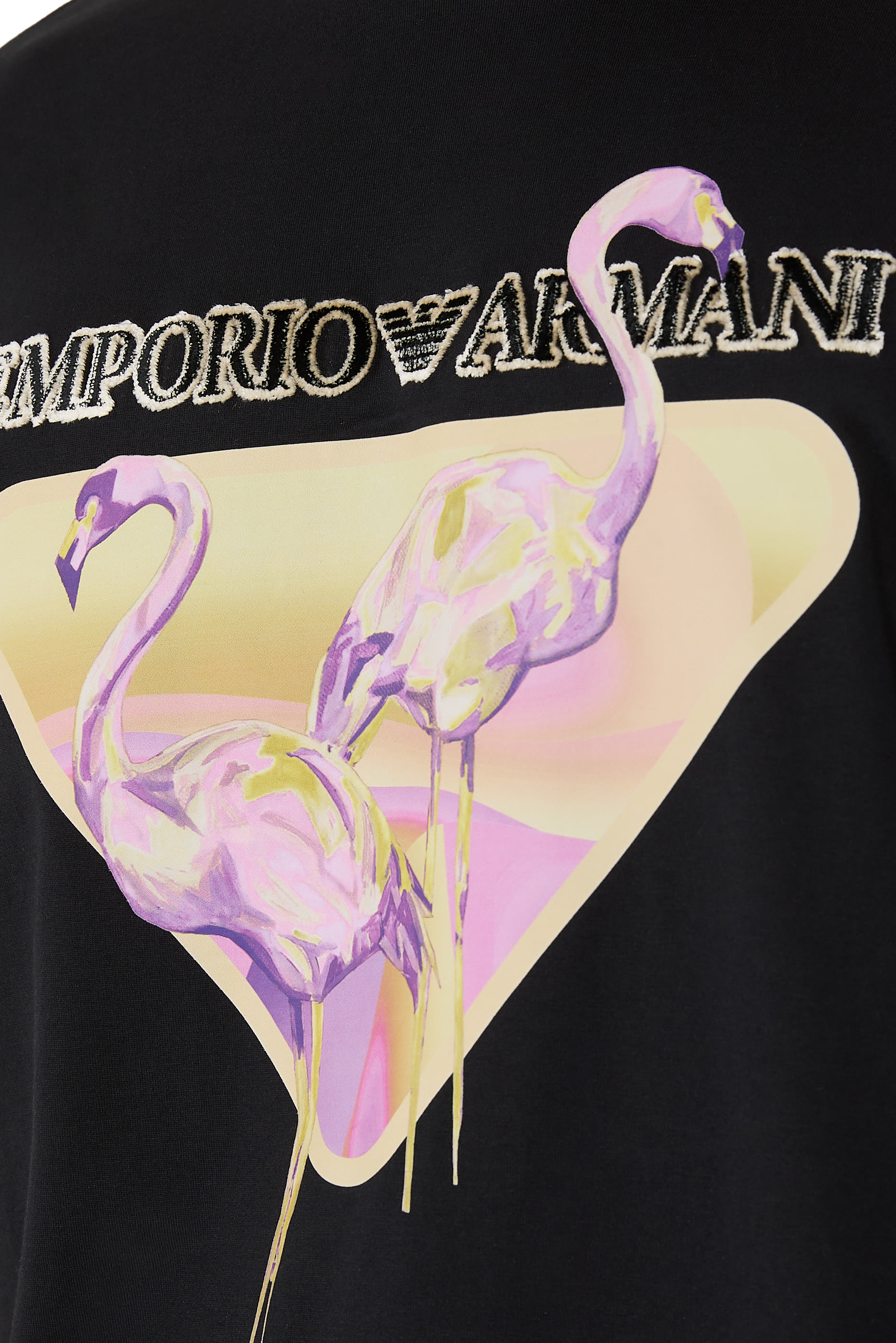 تيشيرت بنقشة غرافيكية جيرسيه